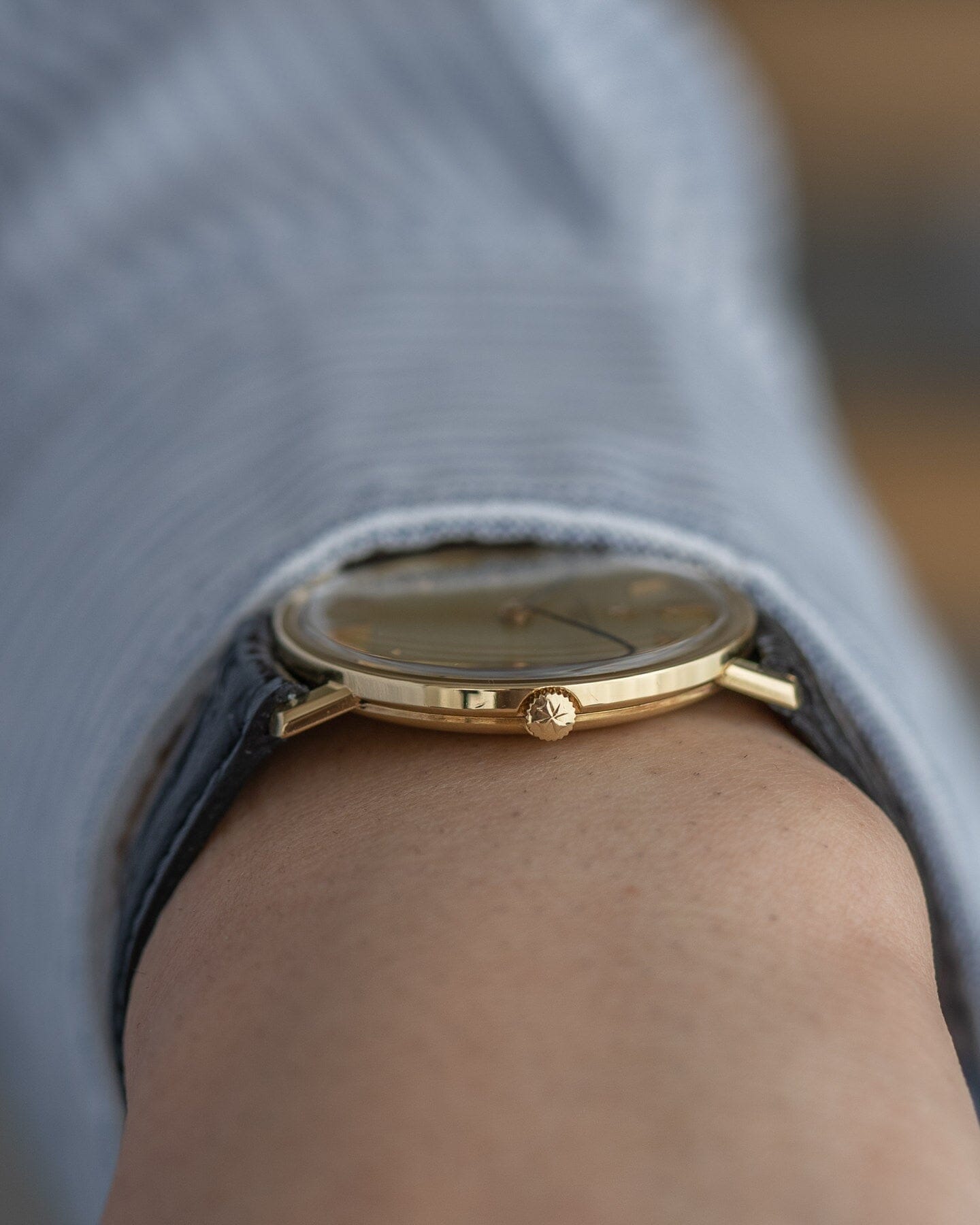 ヴァシュロン・コンスタンタン ラウンド 7811 YG 梨地ダイアル Watch VACHERON CONSTANTIN