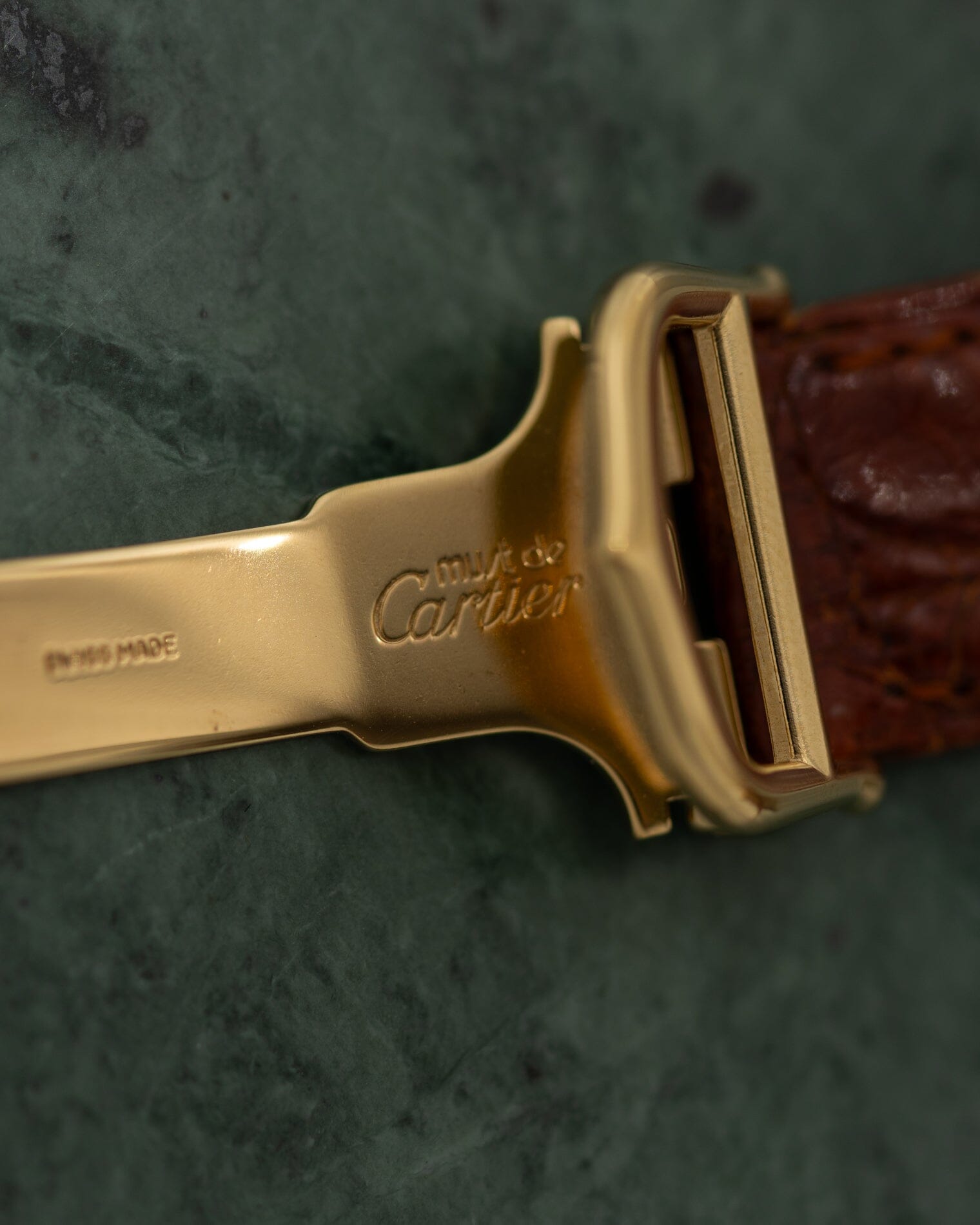 カルティエ マストタンク LM アイボリーローマン QZ Watch CARTIER