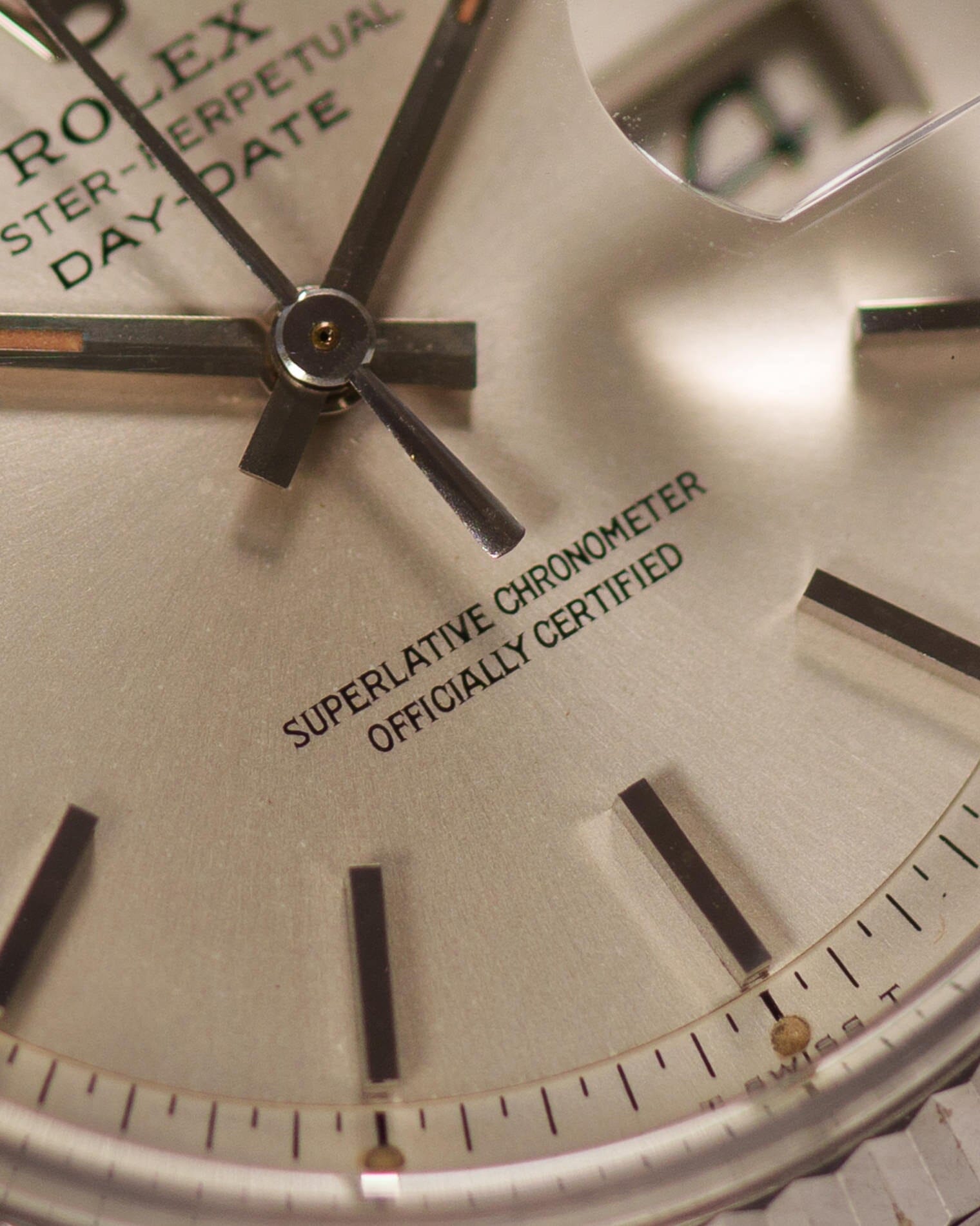 ロレックス デイデイト 1803 WG シルバーダイアル Watch ROLEX