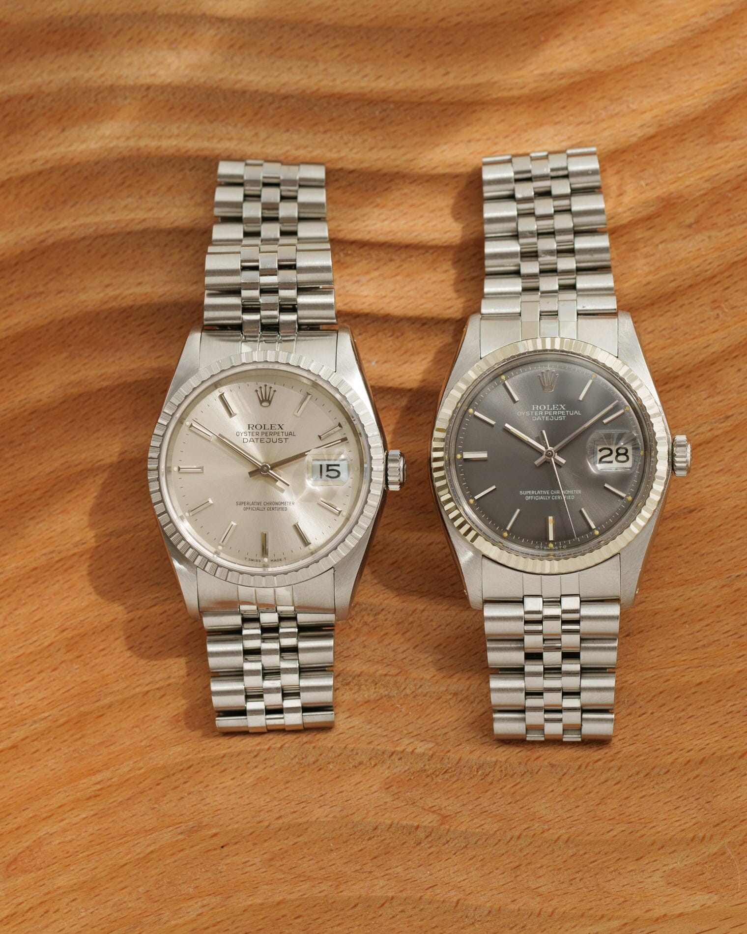 ロレックス デイトジャスト 16220 シルバーダイアル 保証書 国際サービス保証書付き Watch ROLEX