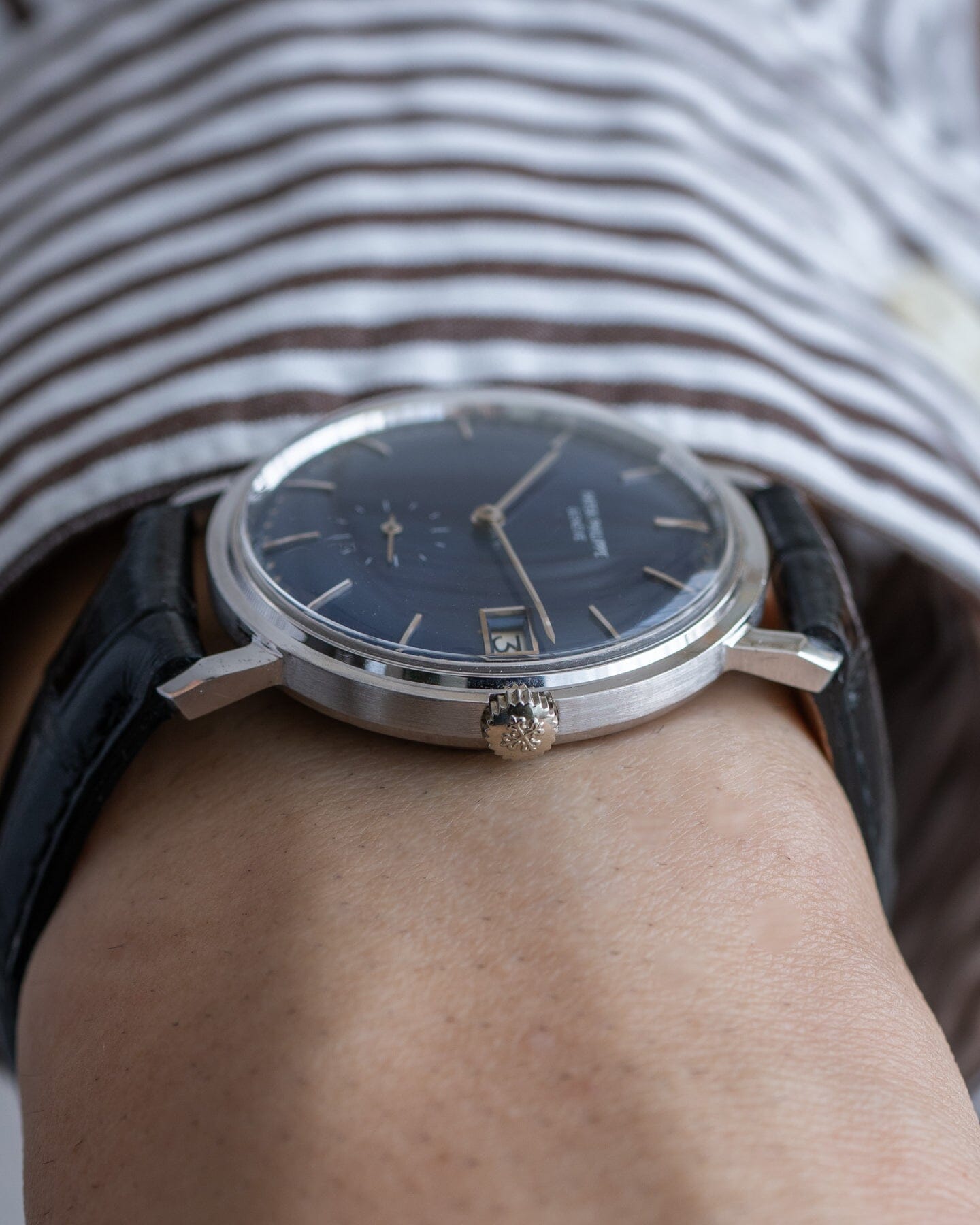 Patek Philippe カラトラバ 3445 WG ブルーシグマダイアル アーカイブ付 Watch PATEK PHILIPPE