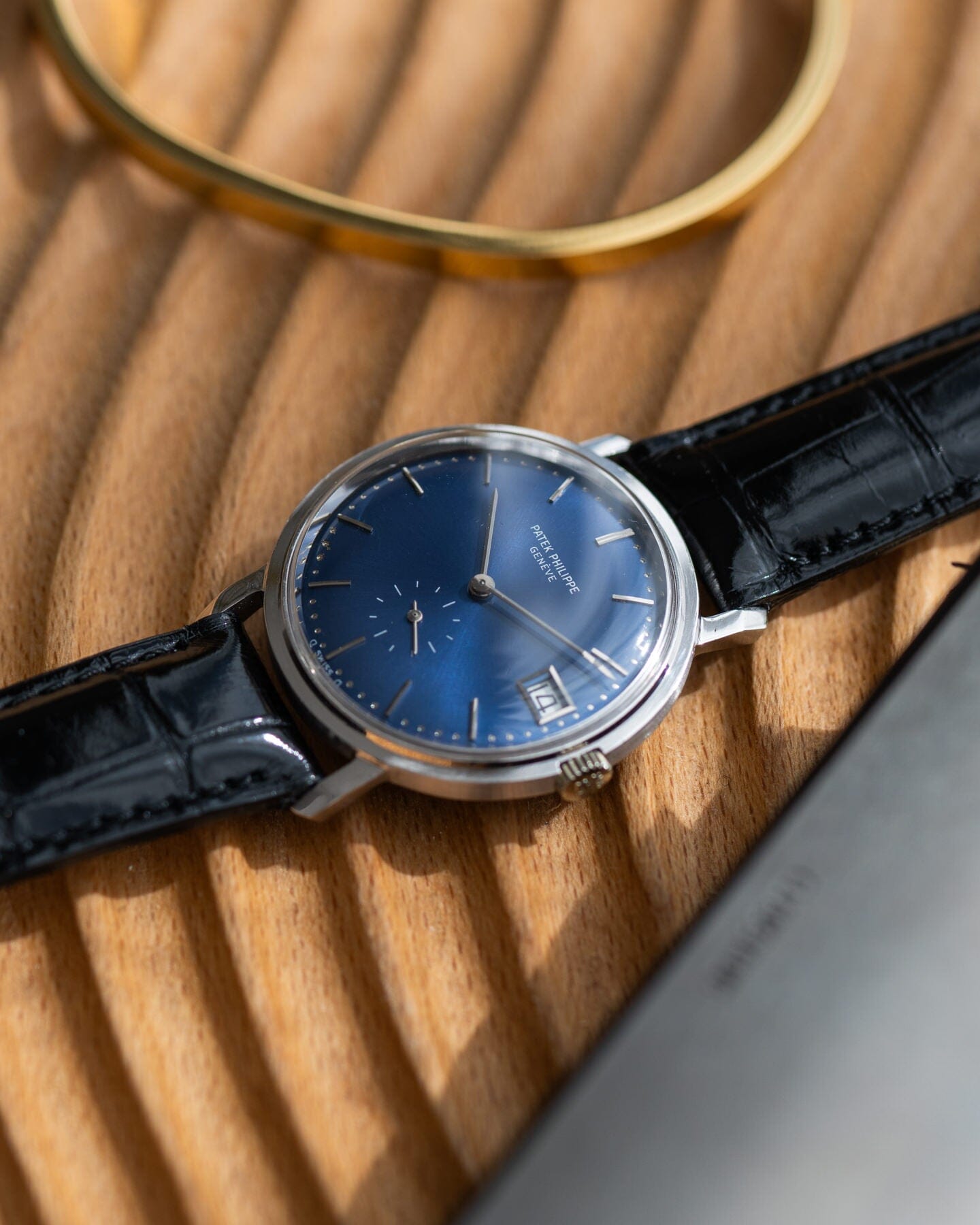 Patek Philippe カラトラバ 3445 WG ブルーシグマダイアル アーカイブ付 Watch PATEK PHILIPPE
