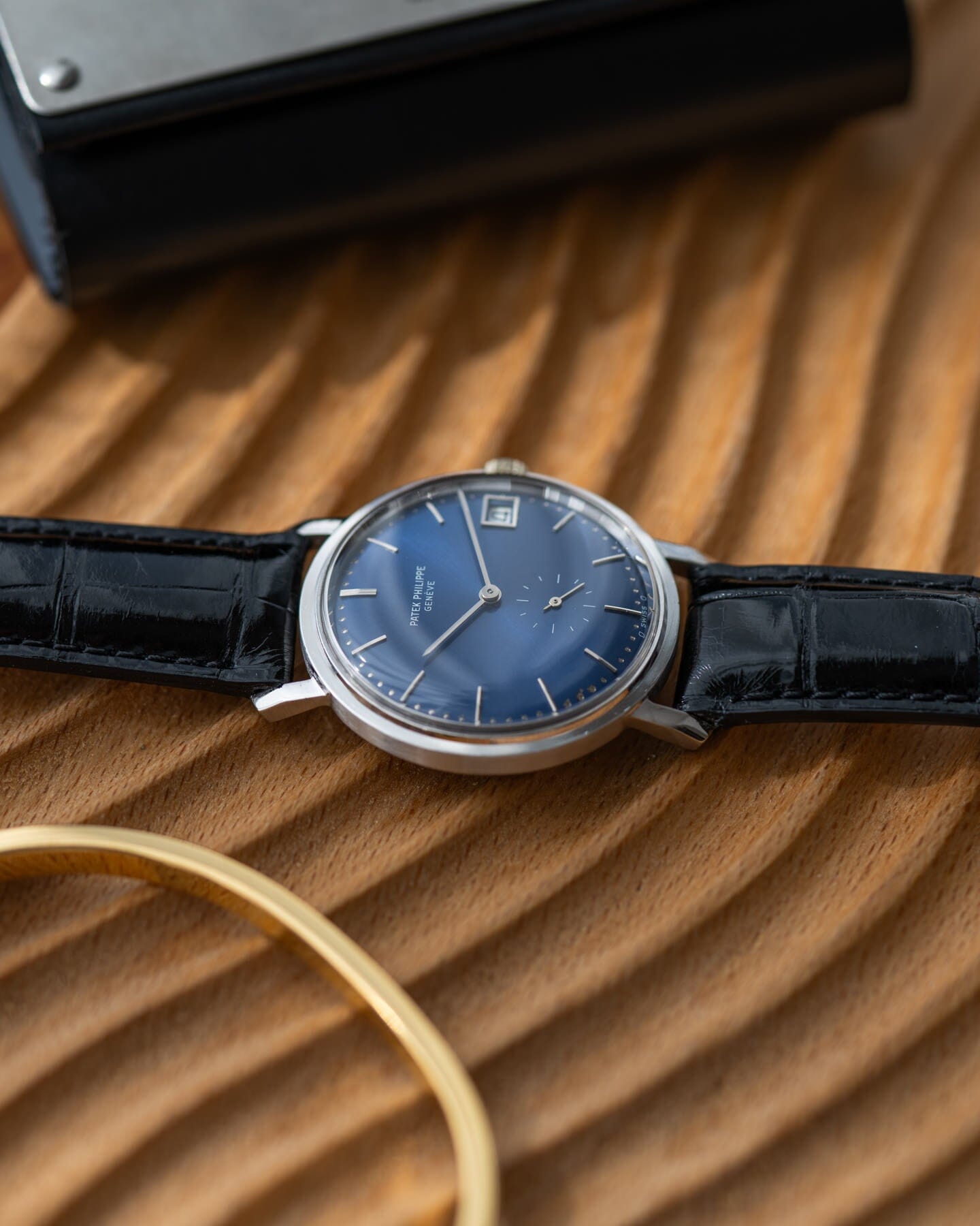 Patek Philippe カラトラバ 3445 WG ブルーシグマダイアル アーカイブ付 Watch PATEK PHILIPPE