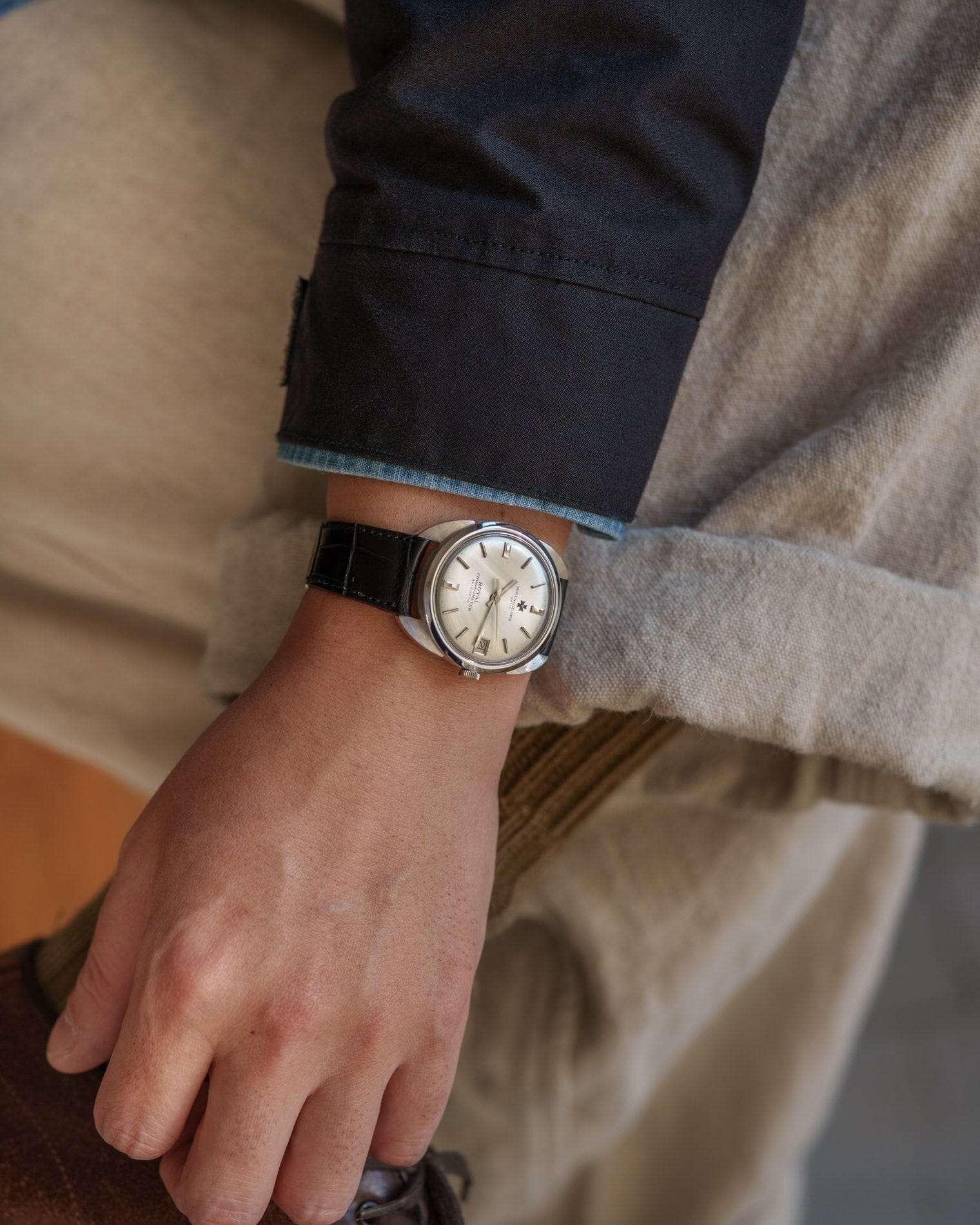 Vacheron Constantin クロノメーター ロワイヤル 6694 WG "バットマン" Watch VACHERON CONSTANTIN
