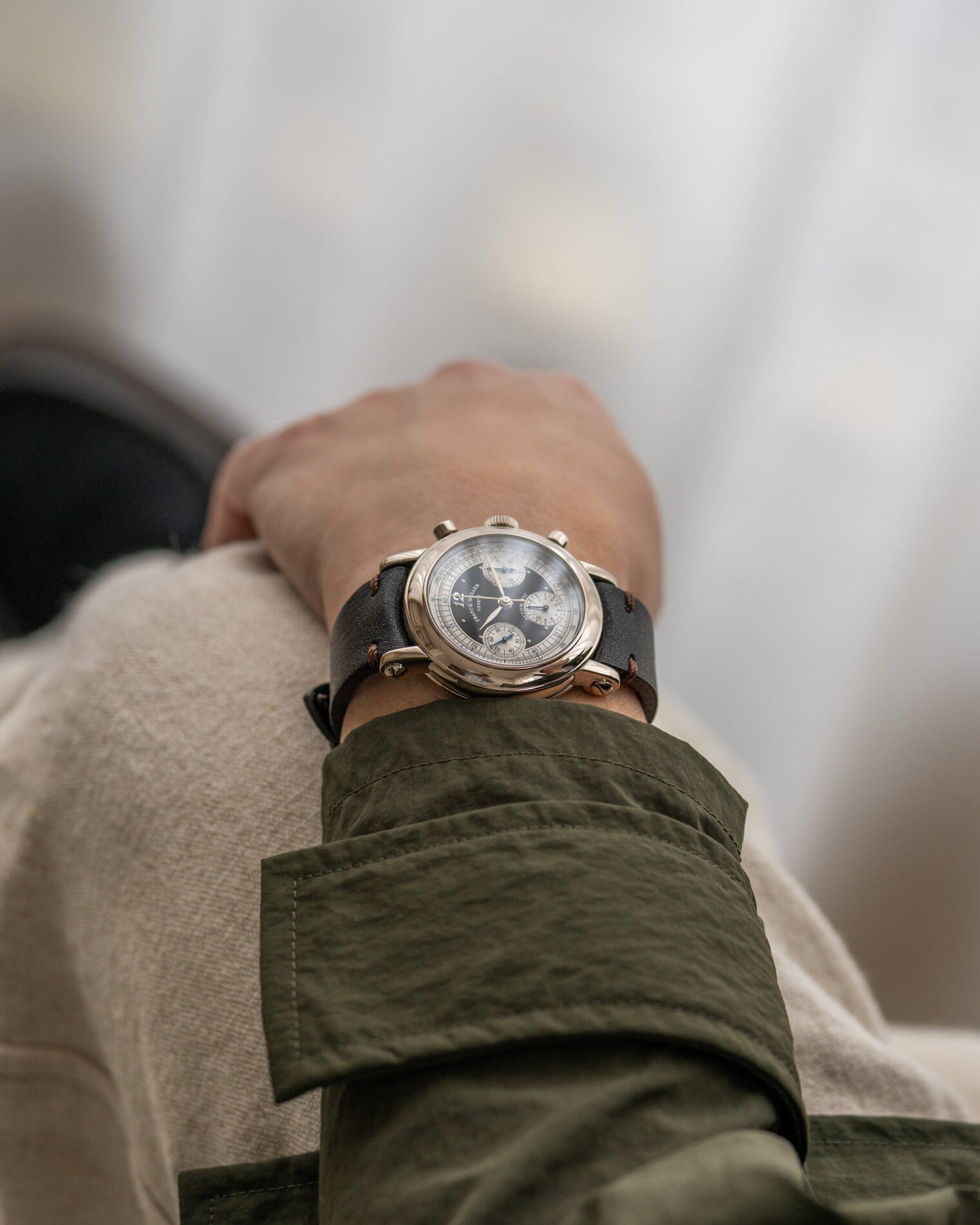 Franck Muller 7000CC クロノグラフ WG ブラック 箱保証書付き Watch FRACK MULLER