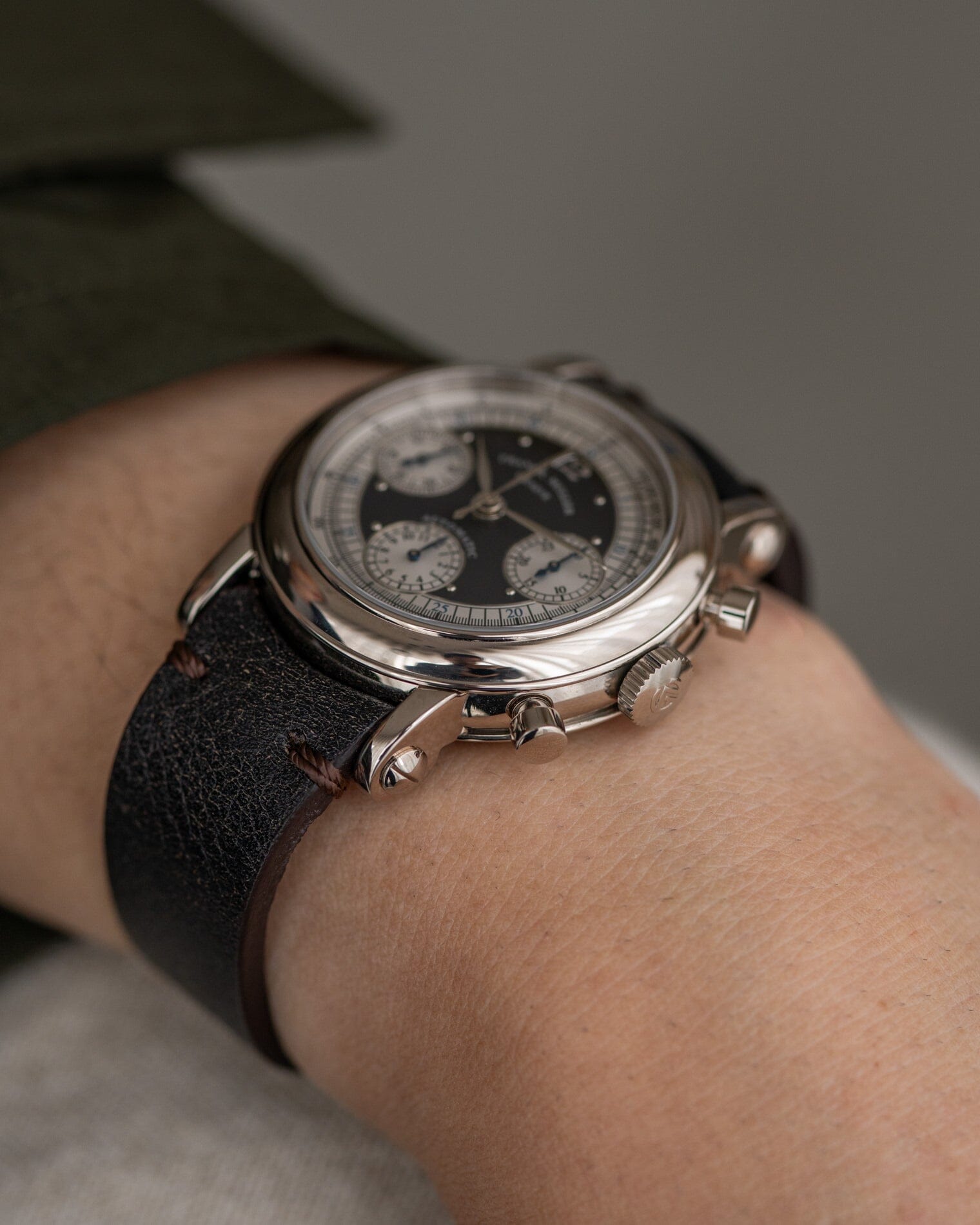 Franck Muller 7000CC クロノグラフ WG ブラック 箱保証書付き Watch FRACK MULLER