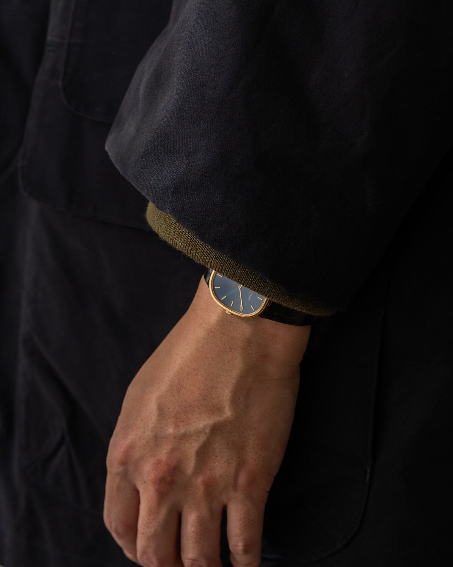 Patek Philippe ゴールデンエリプス 3848 YG ブルーシグマダイアル 修理明細書付き Watch PATEK PHILIPPE
