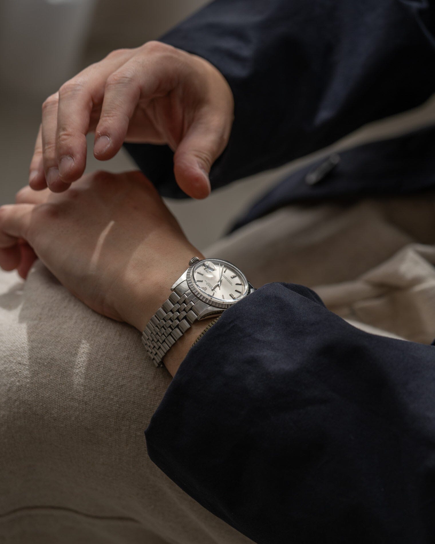 Rolex デイトジャスト 1603 シルバー シグマダイアル Watch ROLEX