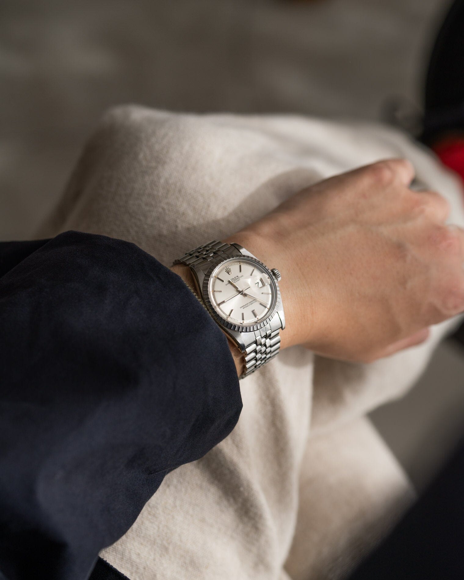 Rolex デイトジャスト 1603 シルバー シグマダイアル Watch ROLEX