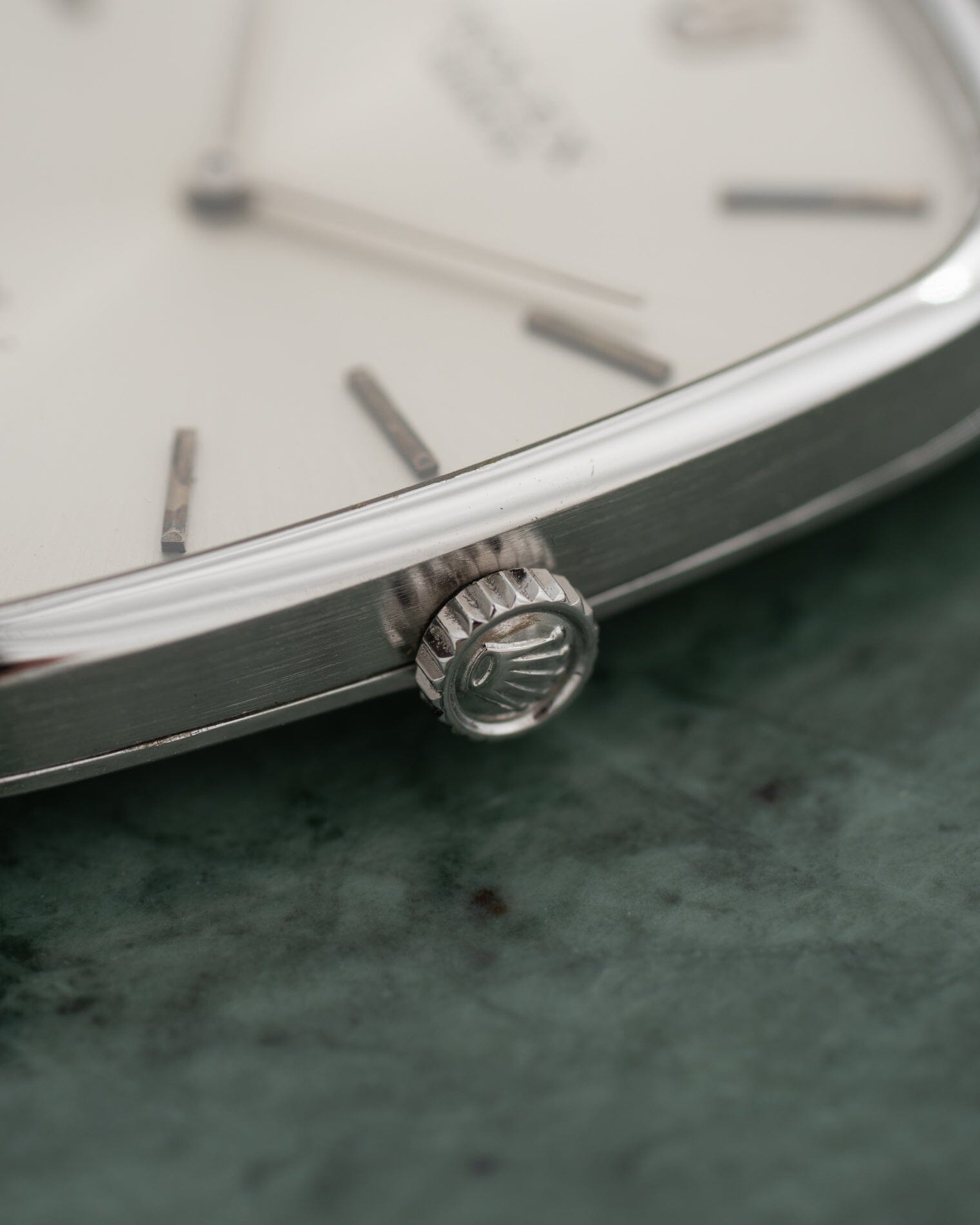 Rolex チェリーニ 4113 WG シルバーダイアル Watch ROLEX