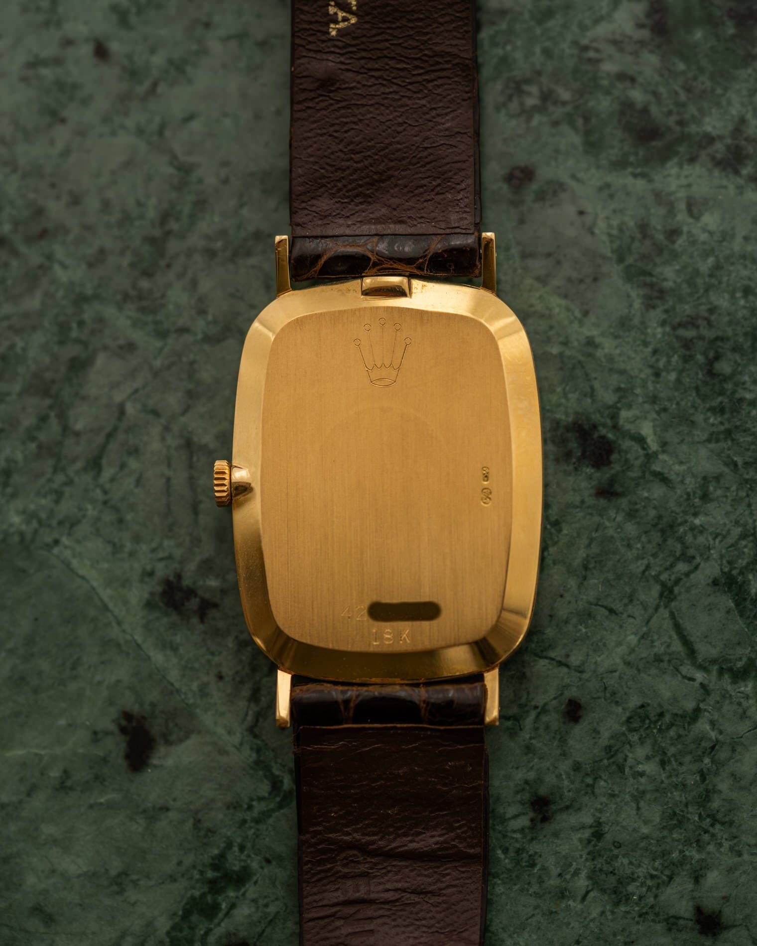 Rolex チェリーニ 4113 YG シャンパンダイアル フルセット Watch ROLEX