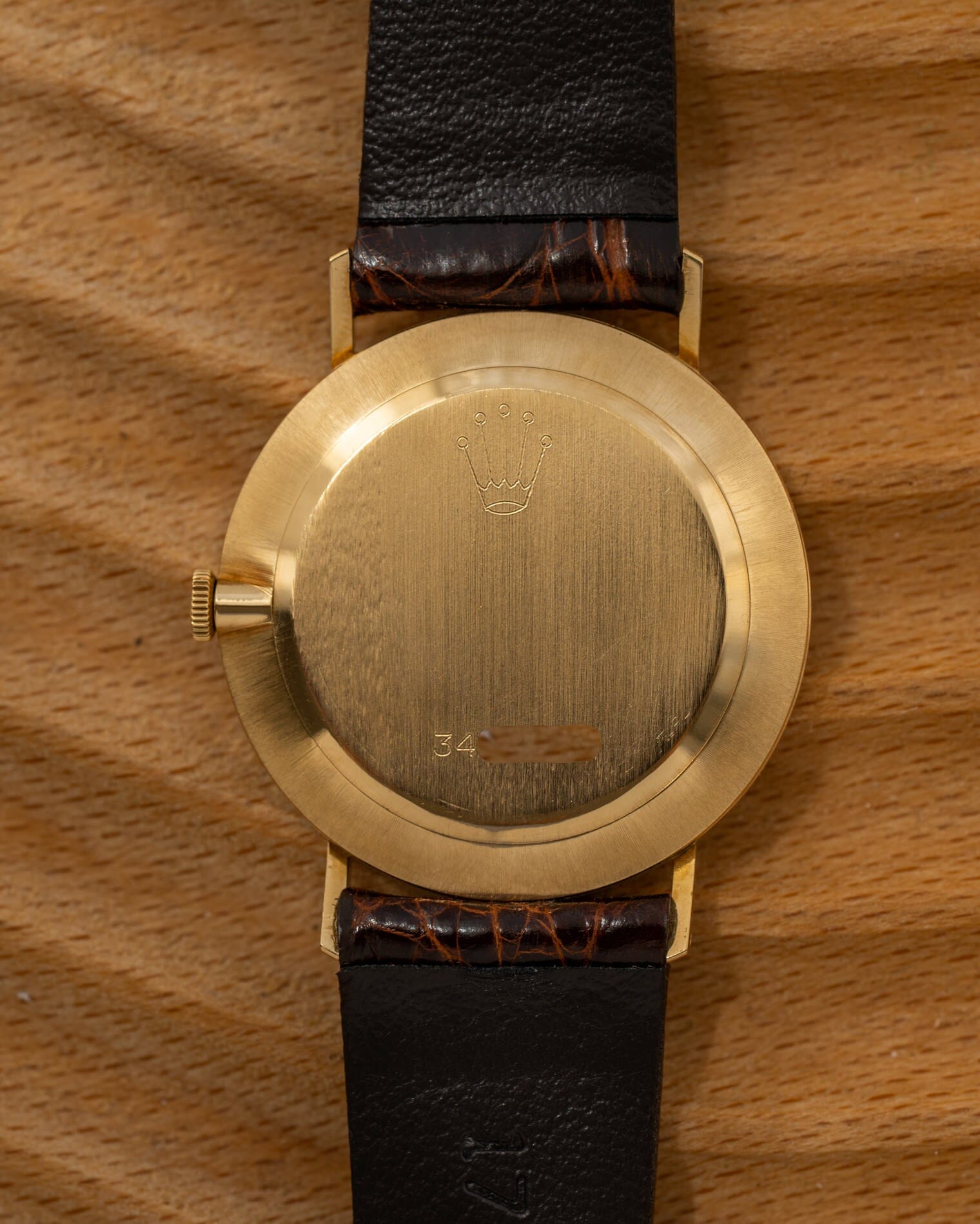 Rolex チェリーニ 3833 YG ホワイトローマン Watch ROLEX