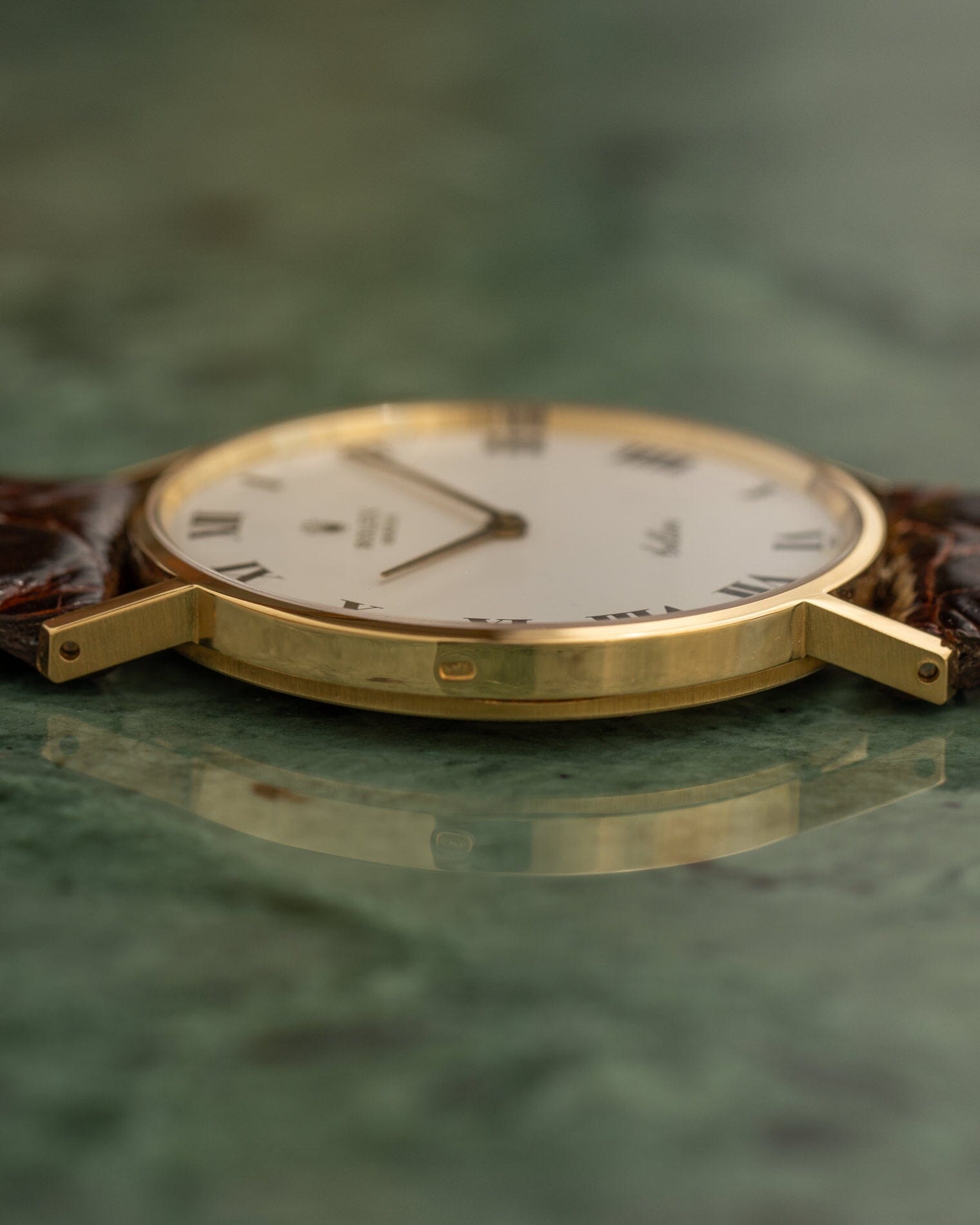 Rolex チェリーニ 3833 YG ホワイトローマン Watch ROLEX