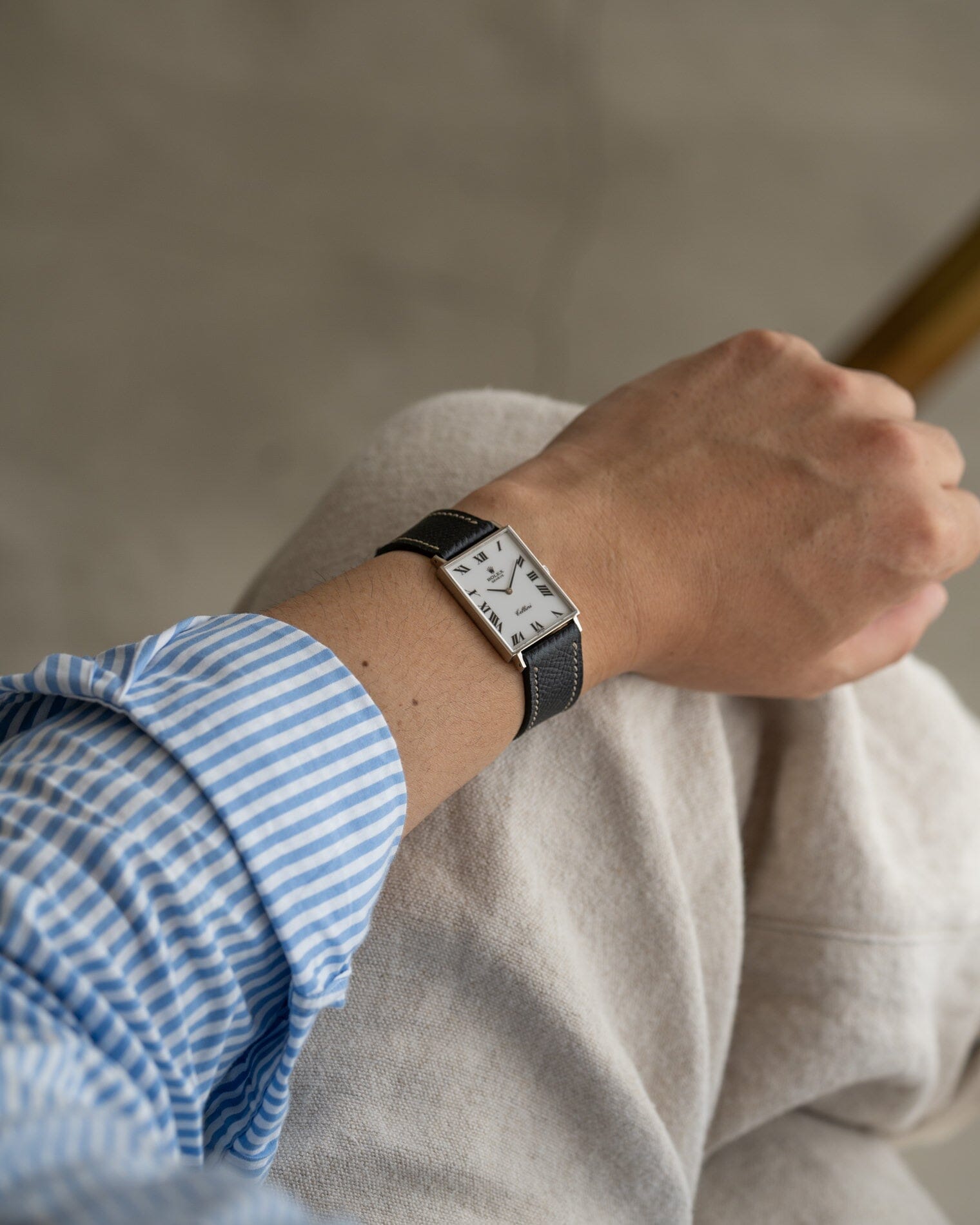 Rolex チェリーニ 3834 WG ホワイトローマン Watch ROLEX