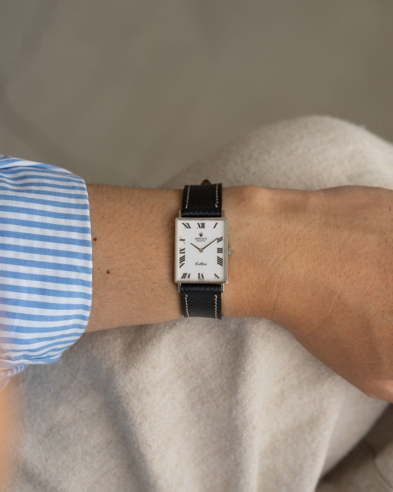 Rolex チェリーニ 3834 WG ホワイトローマン Watch ROLEX