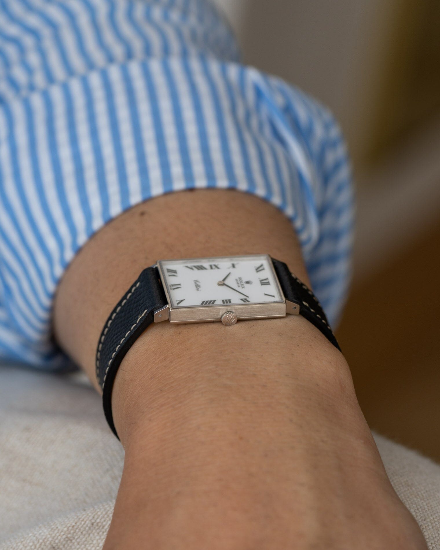 Rolex チェリーニ 3834 WG ホワイトローマン Watch ROLEX