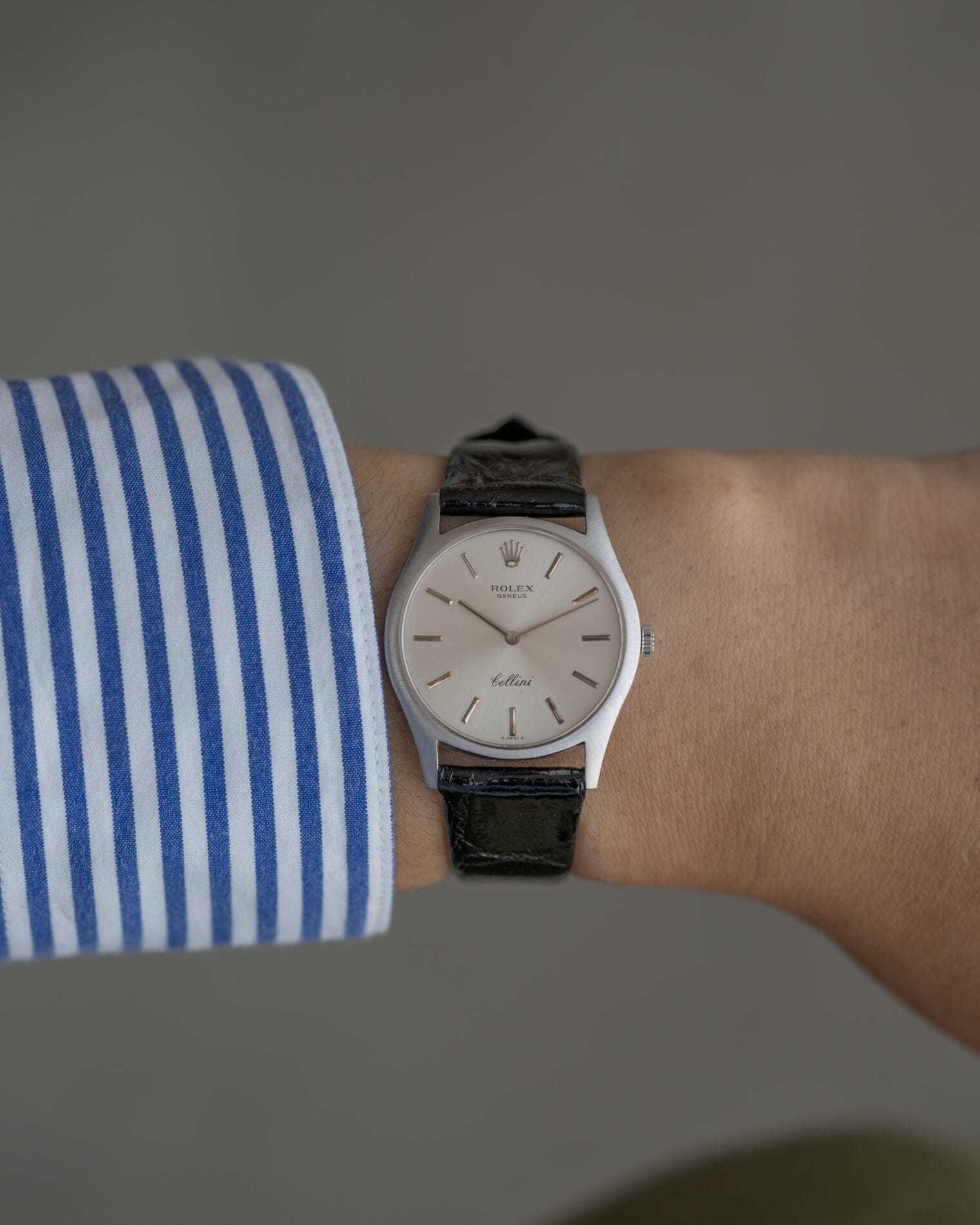 Rolex チェリーニ 3804 WG シルバーシグマダイアル 箱保証書付き Watch ROLEX