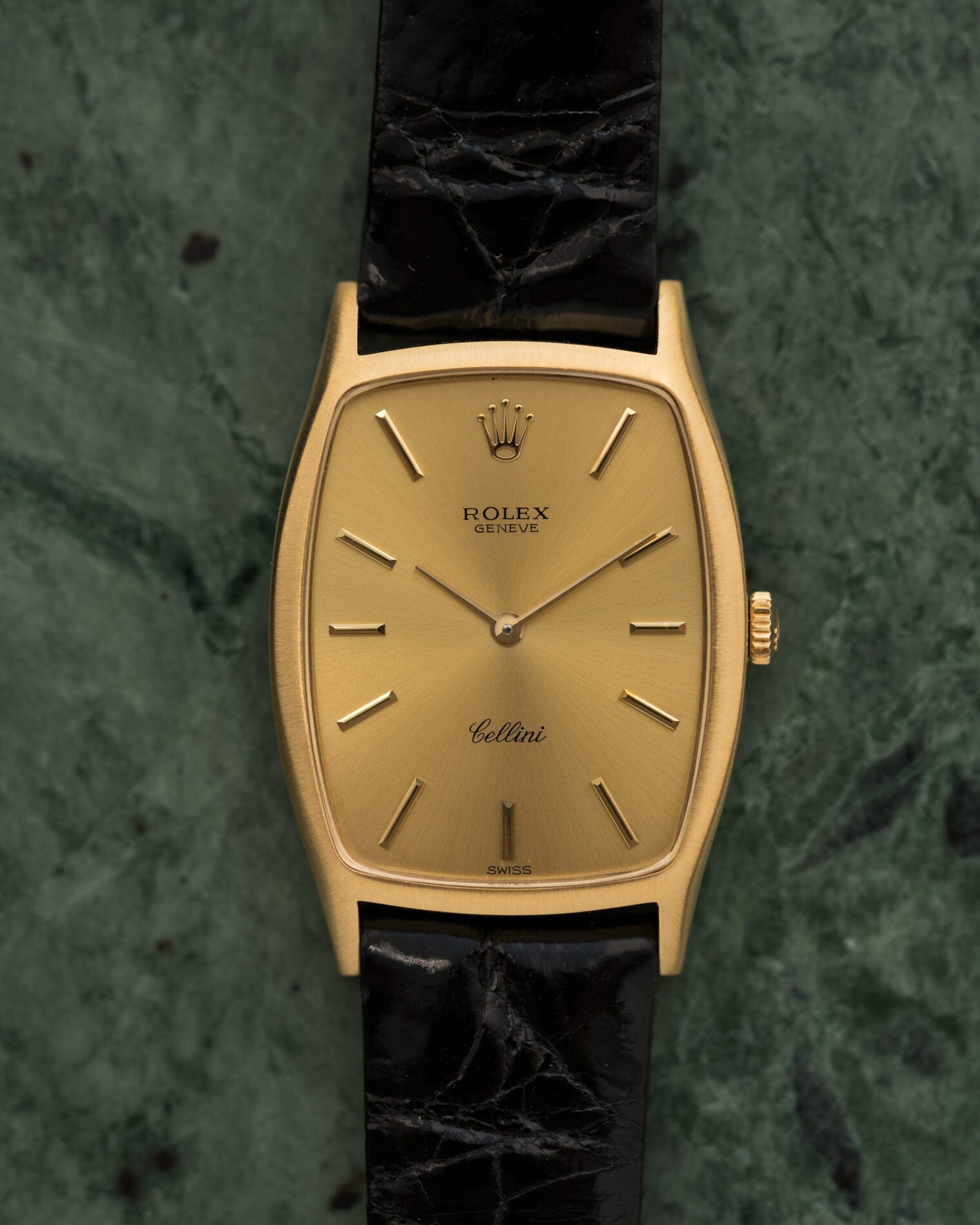 Rolex チェリーニ 3807 YG シャンパンダイアル Watch ROLEX