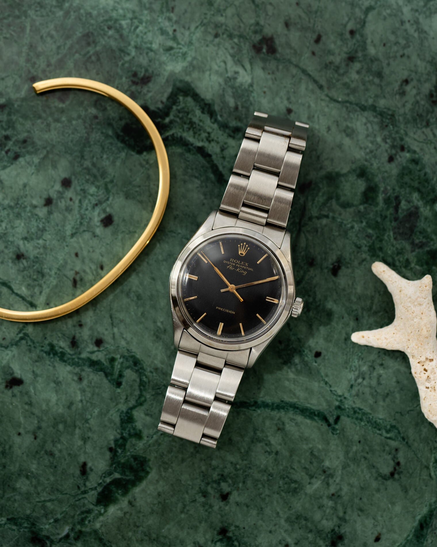 Rolex エアキング 5500 マットブラック Watch ROLEX