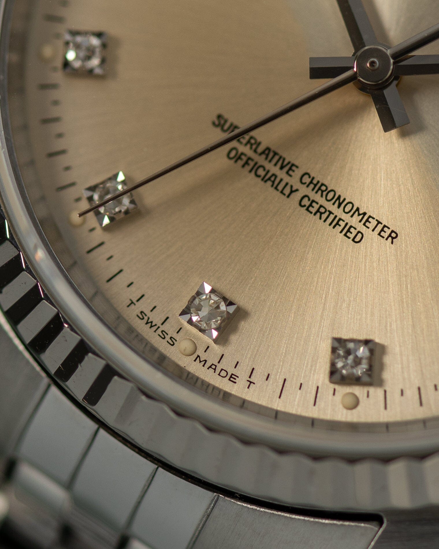 Rolex デイトジャスト 16234 アイボリー ダイヤモンドダイアル Watch ROLEX