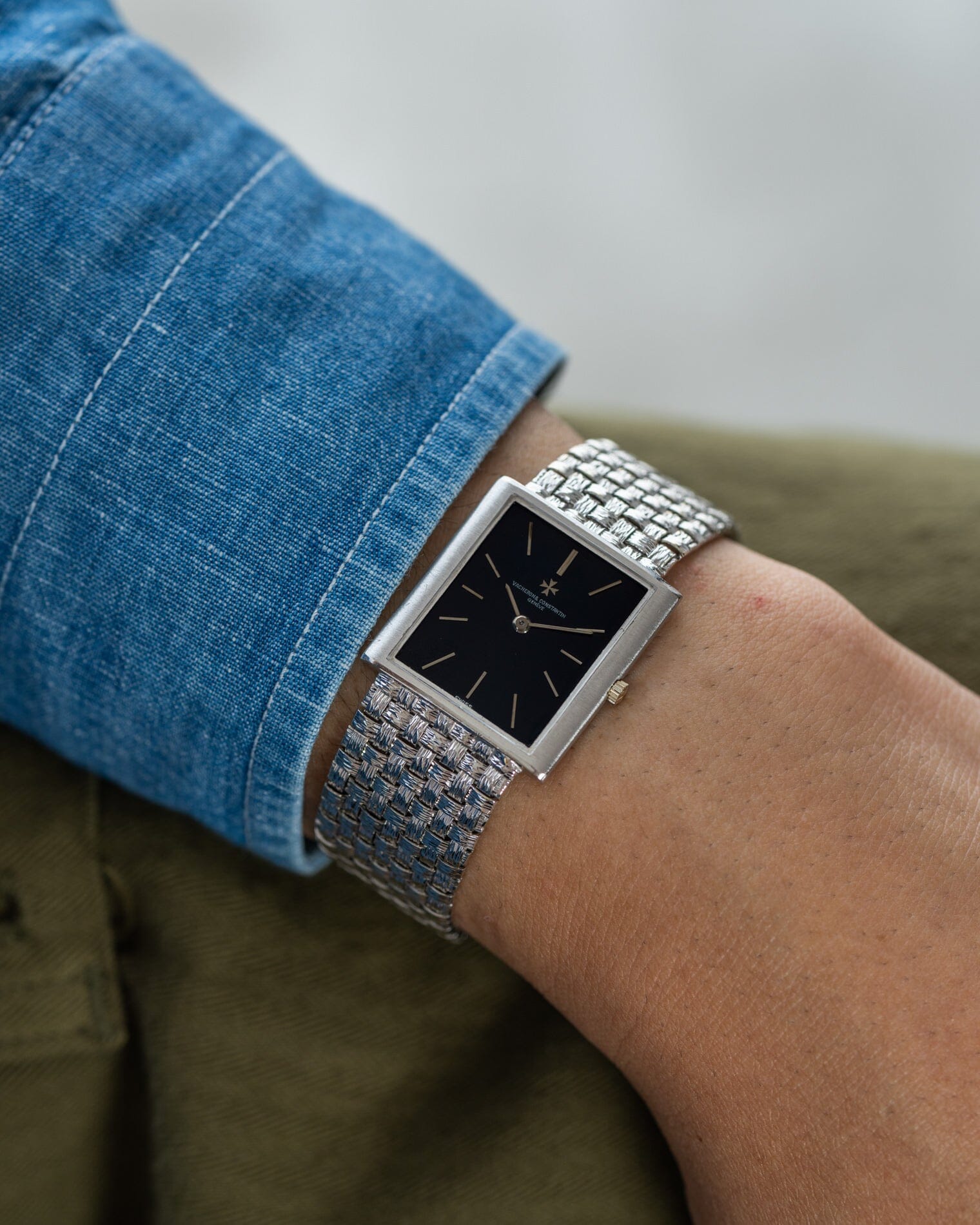 Vacheron Constantin メッシュドール 7981 YG ブラックダイアル Watch VACHERON CONSTANTIN