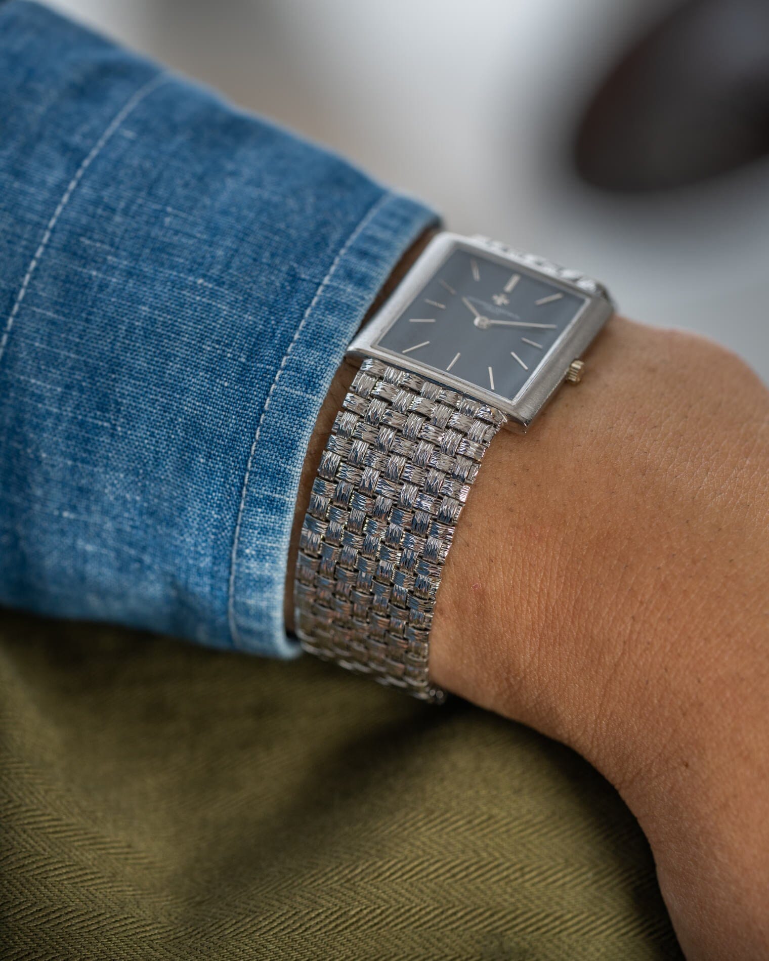 Vacheron Constantin メッシュドール 7981 YG ブラックダイアル Watch VACHERON CONSTANTIN