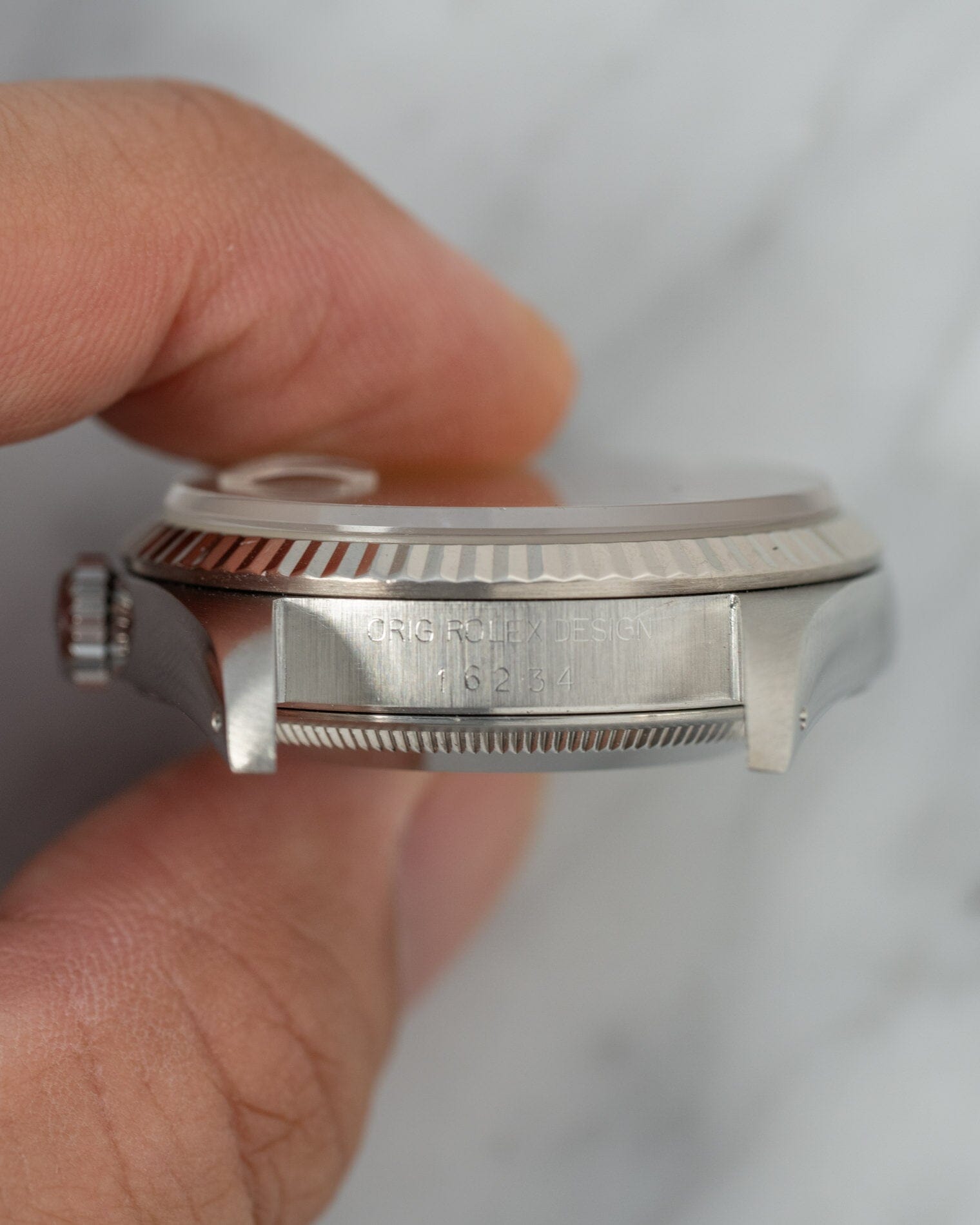 Rolex デイトジャスト 16234 シルバー ダイヤモンドダイアル Watch ROLEX