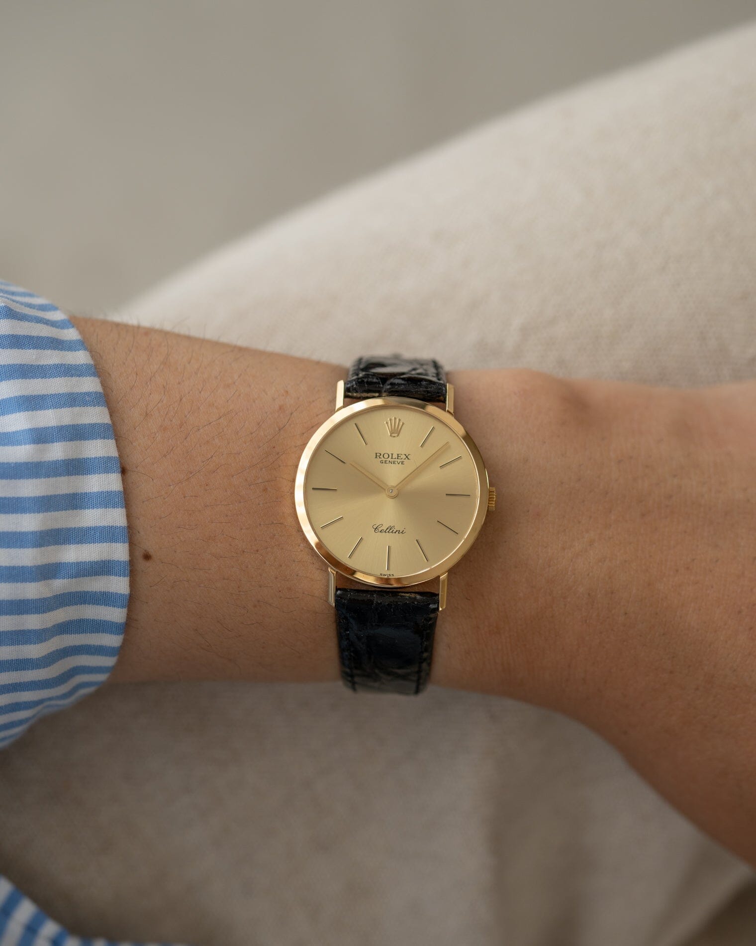 Rolex チェリーニ 4112 シャンパンダイアル Watch ROLEX