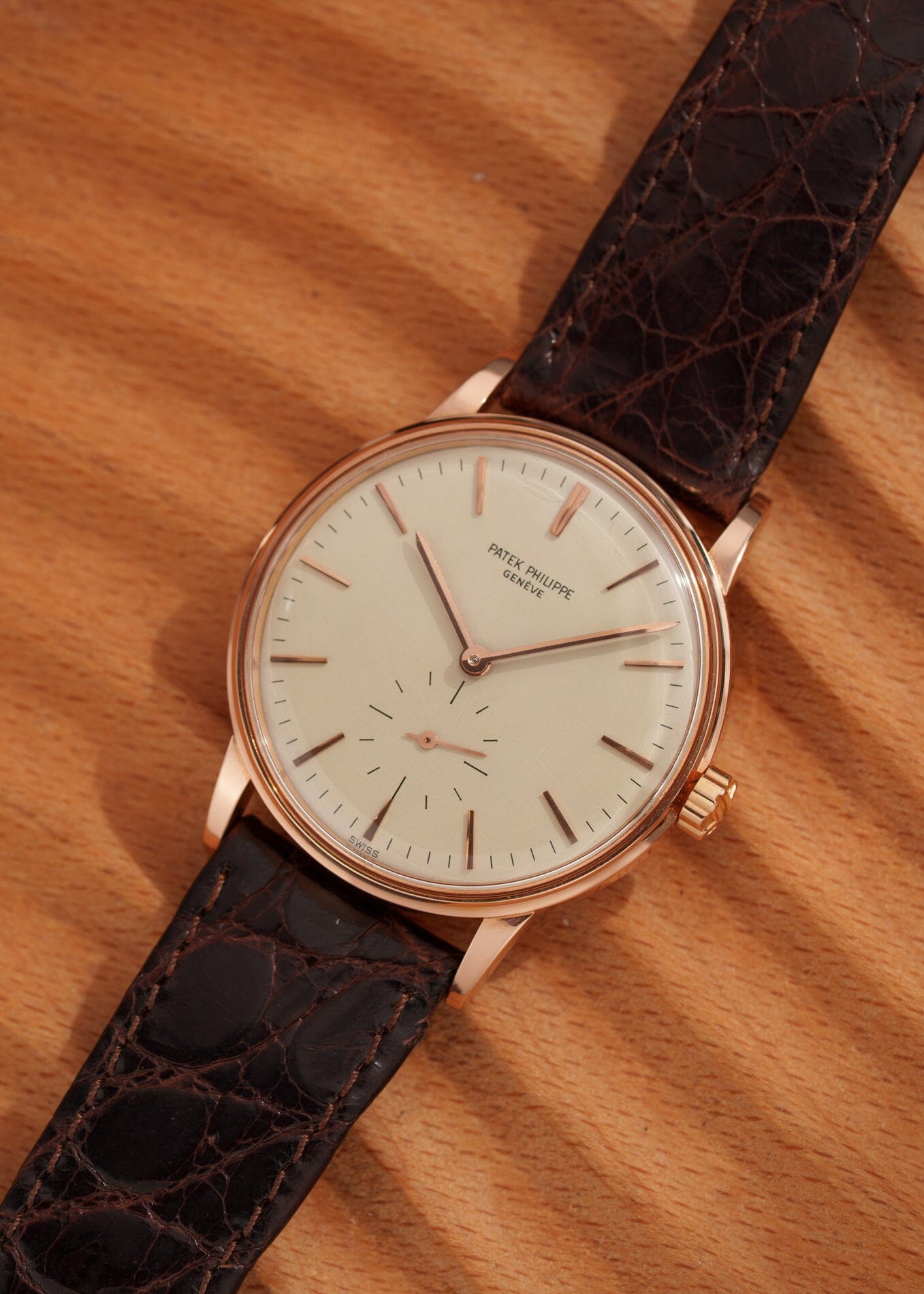 Patek Philippe カラトラバ 3425 RG アイボリーダイアル アーカイブ付き Watch PATEK PHILIPPE