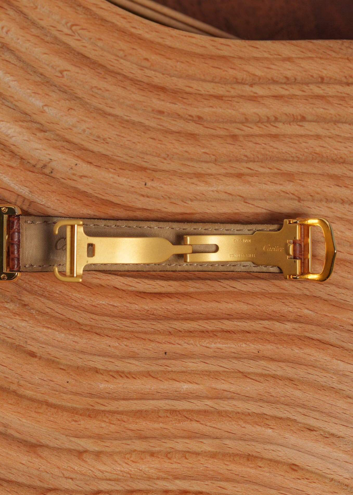 カルティエ マストタンク SM 2415 ビッグアラビア QZ 箱保証書付き Watch CARTIER