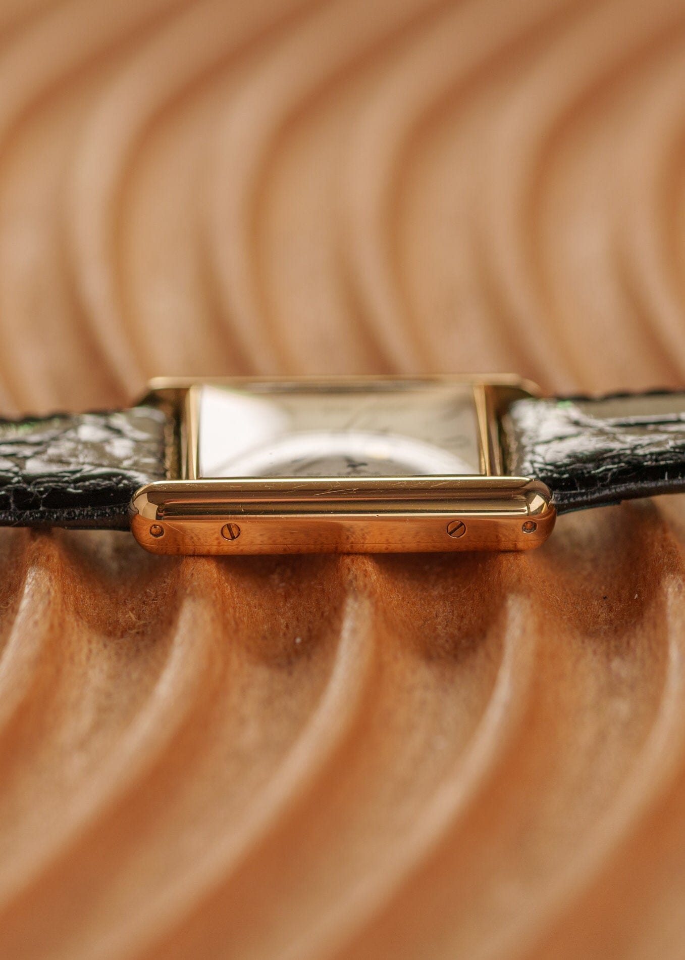 Cartier タンク ルイ カルティエ LM 81900 YG ムーンフェイズ Watch CARTIER