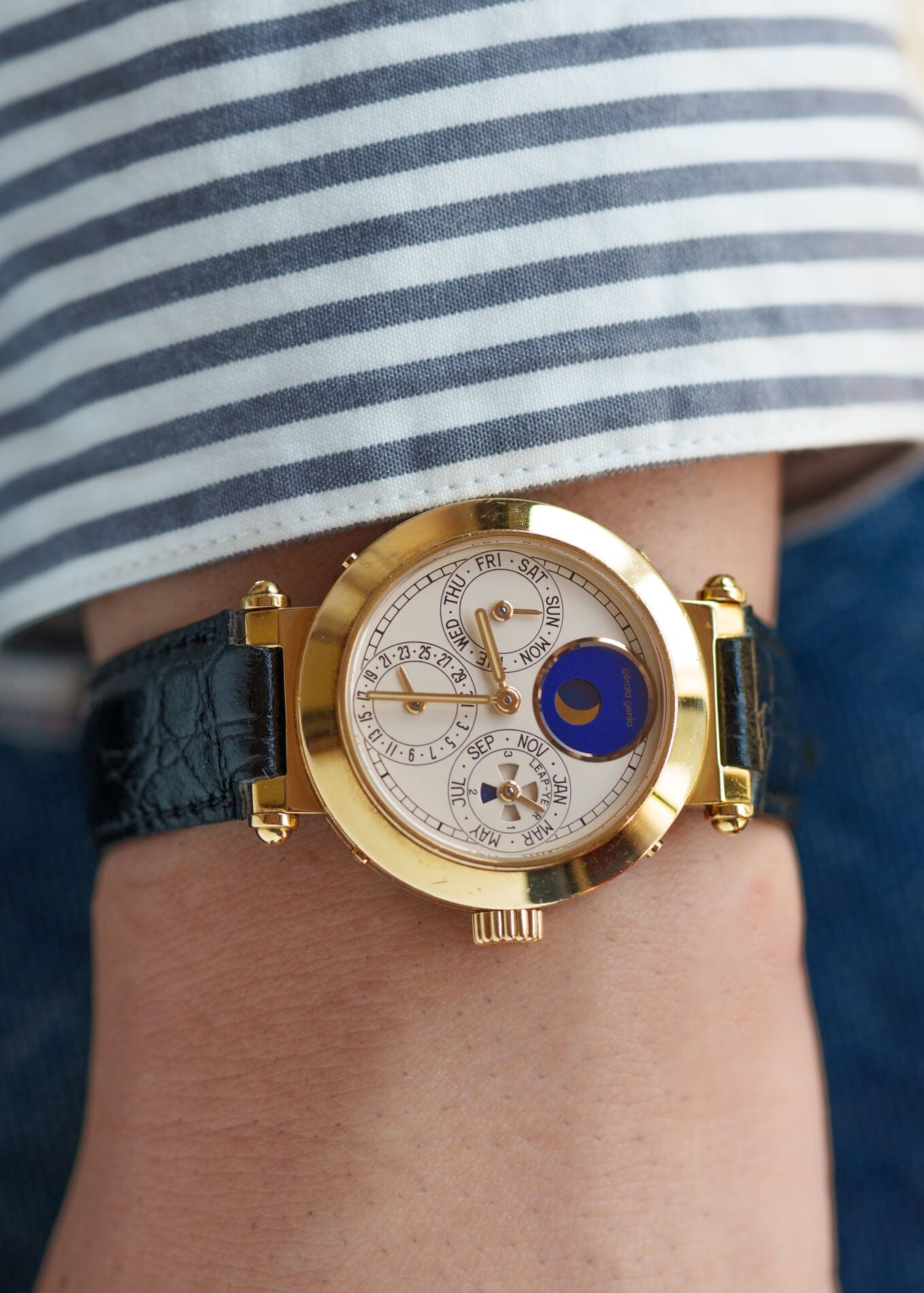 Gerald Genta パーペチュアルカレンダー "La 19" G3144.7 YG Watch GERALD GENTA