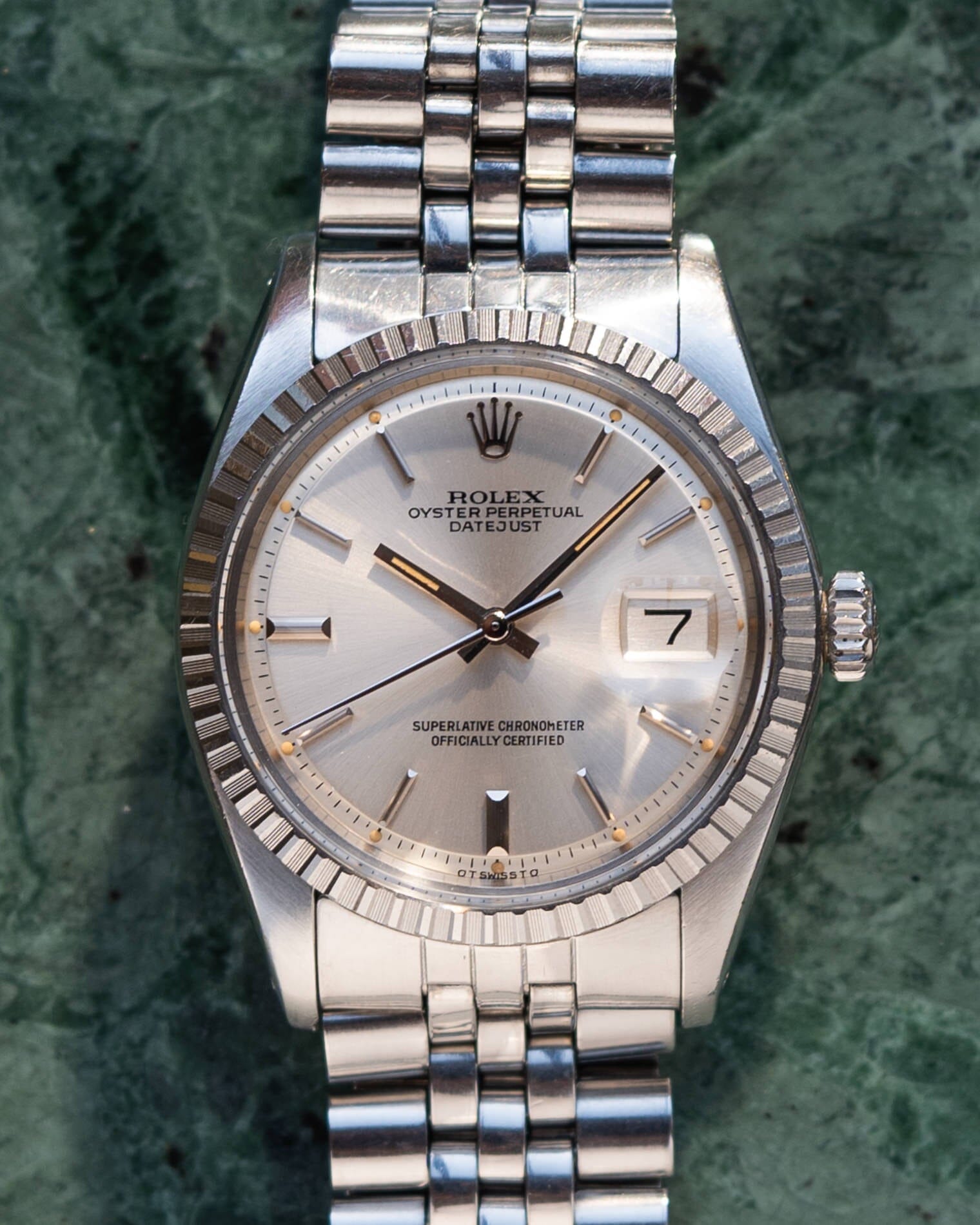 Rolex デイトジャスト 1603 シルバー シグマダイアル Watch ROLEX