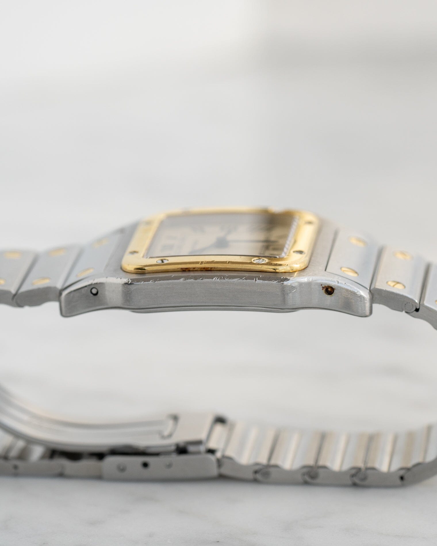 Cartier サントス ガルベ LM アイボリーローマン Watch CARTIER