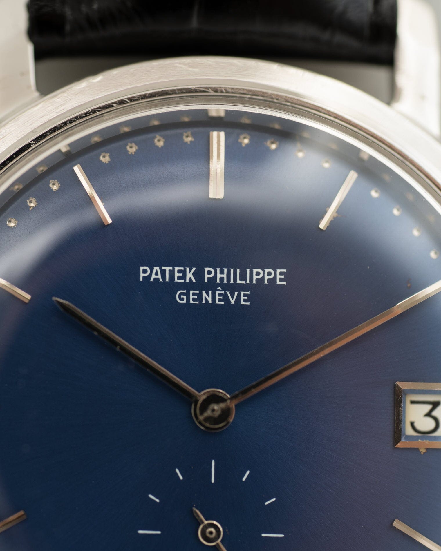 Patek Philippe カラトラバ 3445 WG ブルーシグマダイアル アーカイブ付 Watch PATEK PHILIPPE