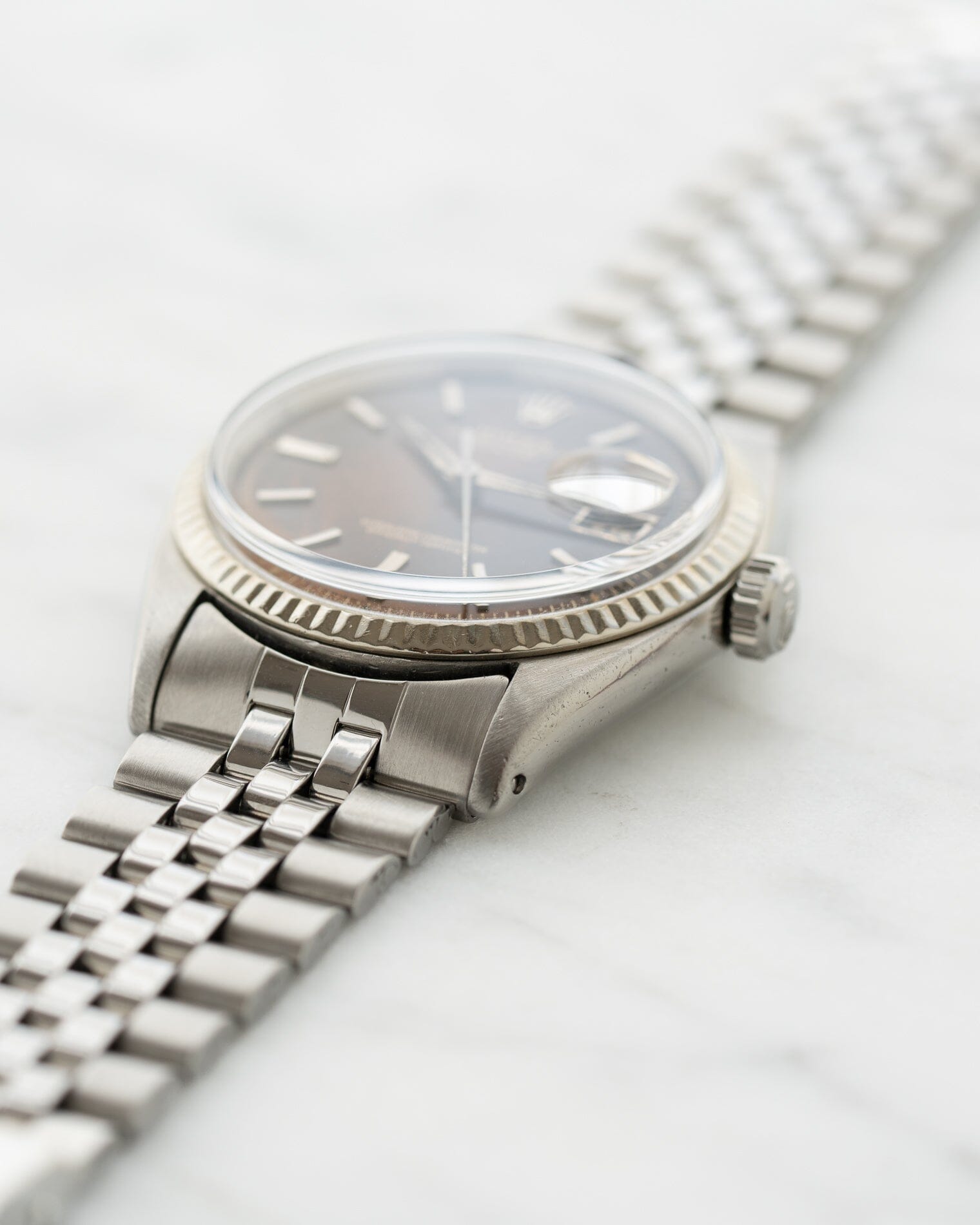 Rolex Datejust 1601 Gilt Tropical Dial Watch ROLEX