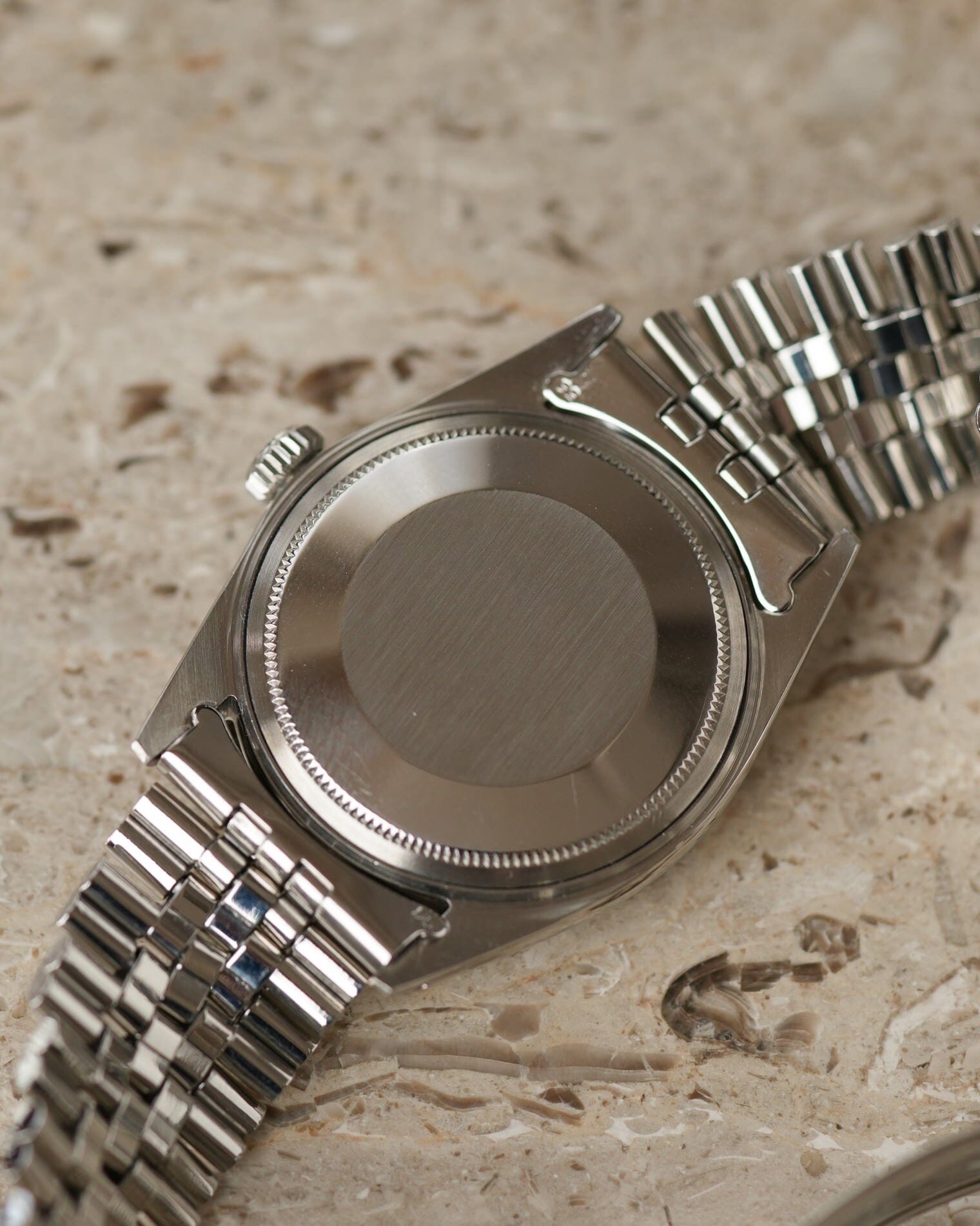 Rolex デイトジャスト 1601 シルバー "Singer Block" Watch ROLEX