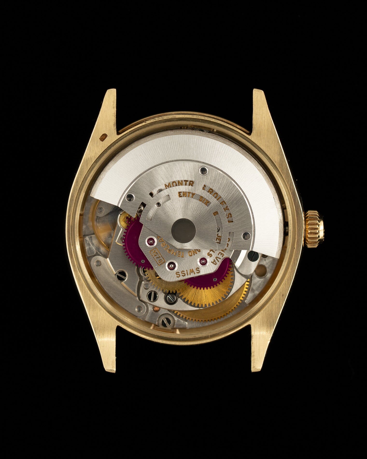 Rolex オイスターパーペチュアル 1002 YG シャンパンダイアル Watch ROLEX