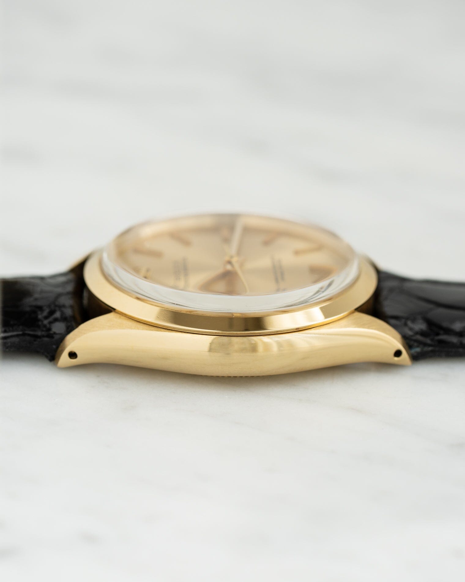 Rolex オイスターパーペチュアル 1002 YG シャンパンダイアル Watch ROLEX