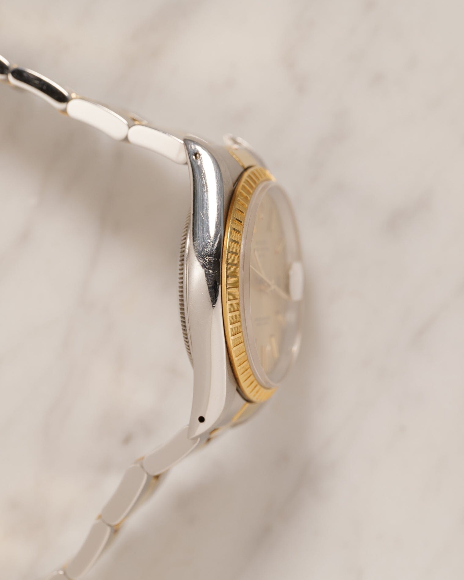 ロレックス オイスターパーペチュアルデイト 15203 SSxYG 箱保証書付き Watch ROLEX