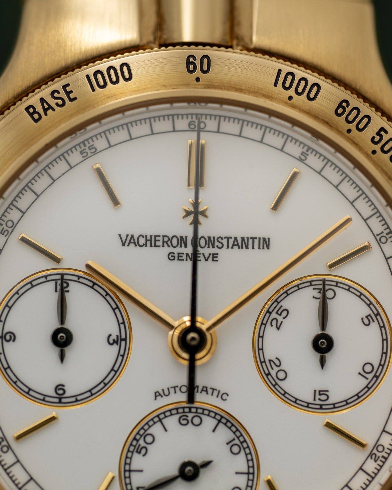 Vacheron Constantin フィディアス 49002 YG クロノグラフ ホワイトエナメルダイアル Watch VACHERON CONSTANTIN