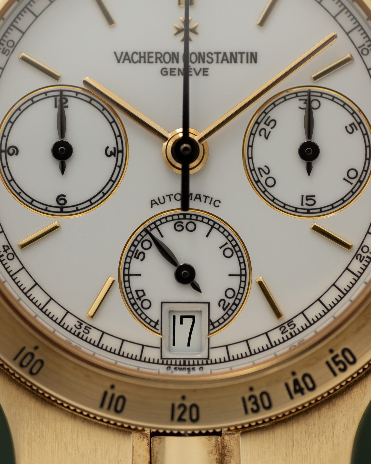 Vacheron Constantin フィディアス 49002 YG クロノグラフ ホワイトエナメルダイアル Watch VACHERON CONSTANTIN