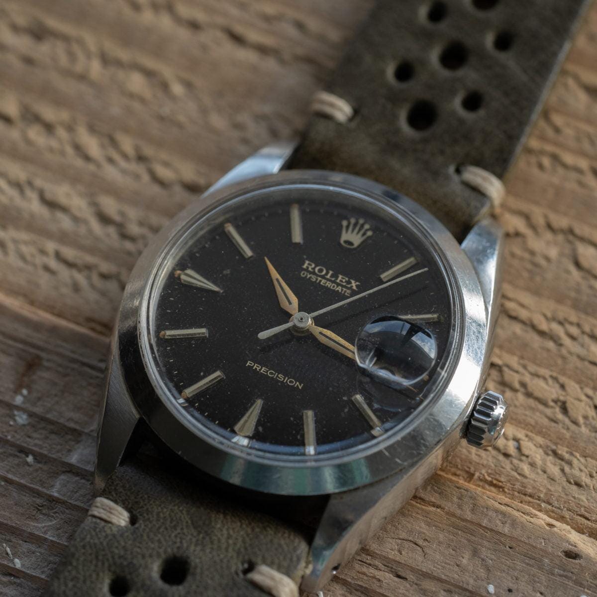 ROLEX Oysterdate Precision 6694 Gilt Dial 1960s - Arbitro