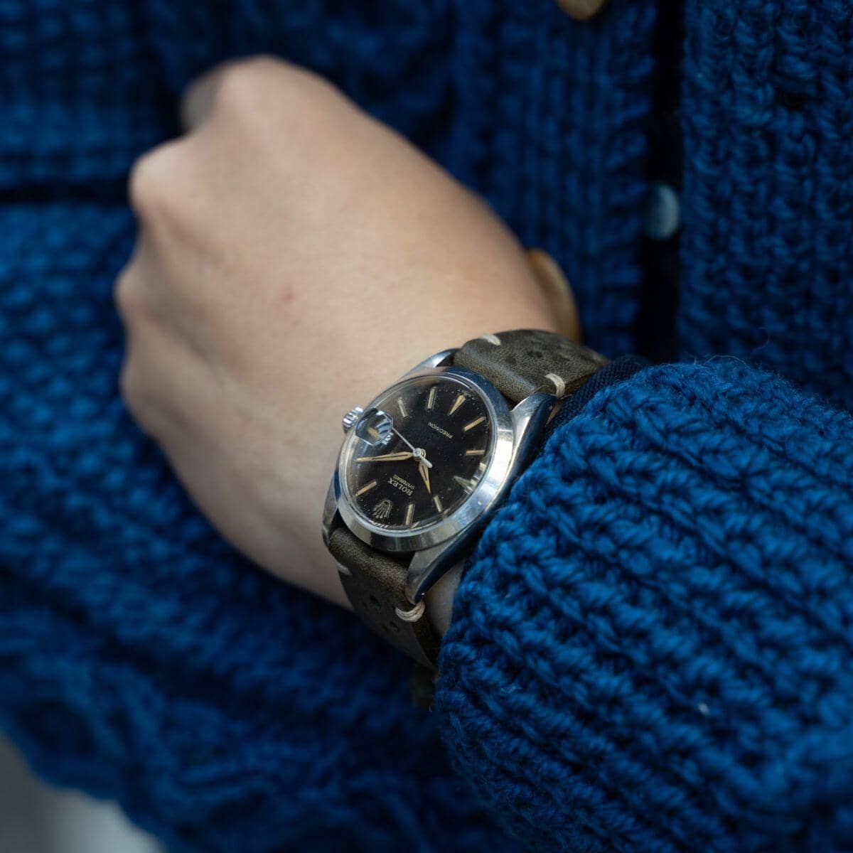 ROLEX Oysterdate Precision 6694 Gilt Dial 1960s - Arbitro