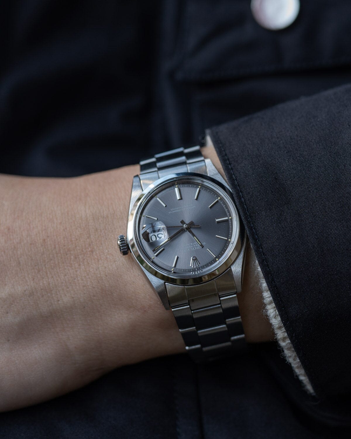 ロレックス デイトジャスト 1600 グレーダイアル Watch ROLEX