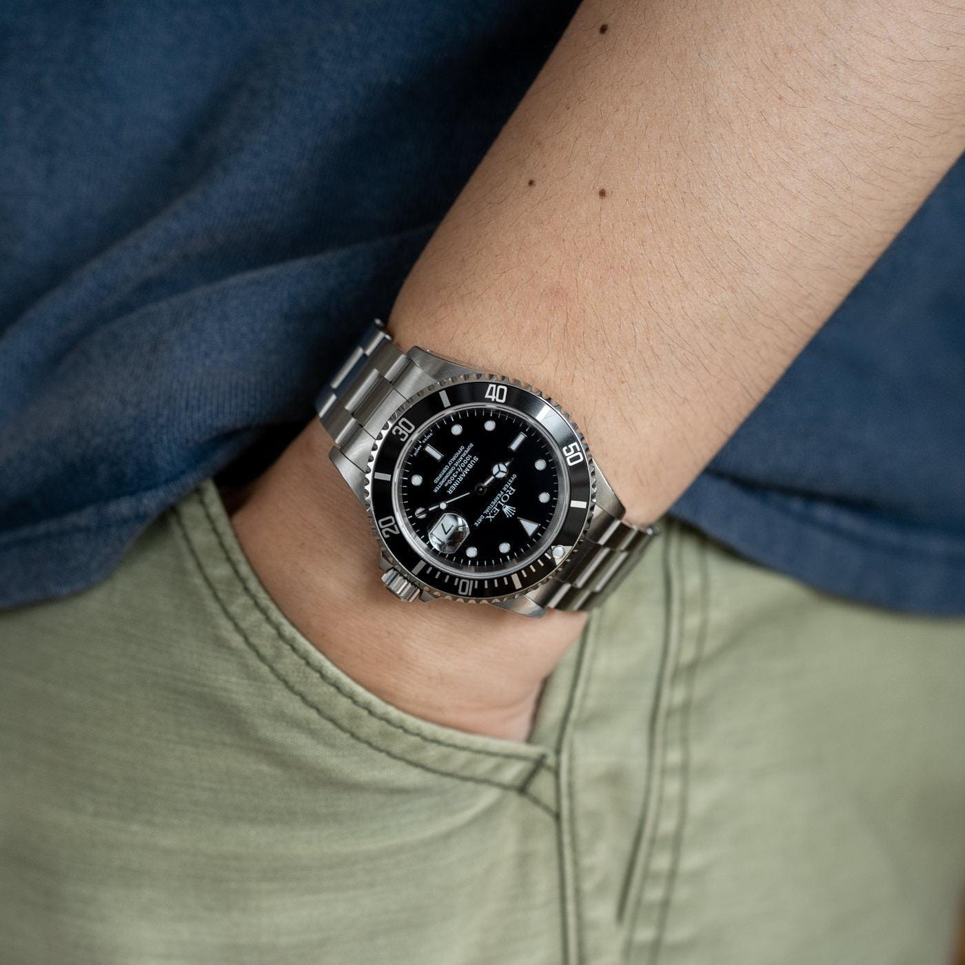ROLEX Submariner Date 16610 Tritium - Arbitro