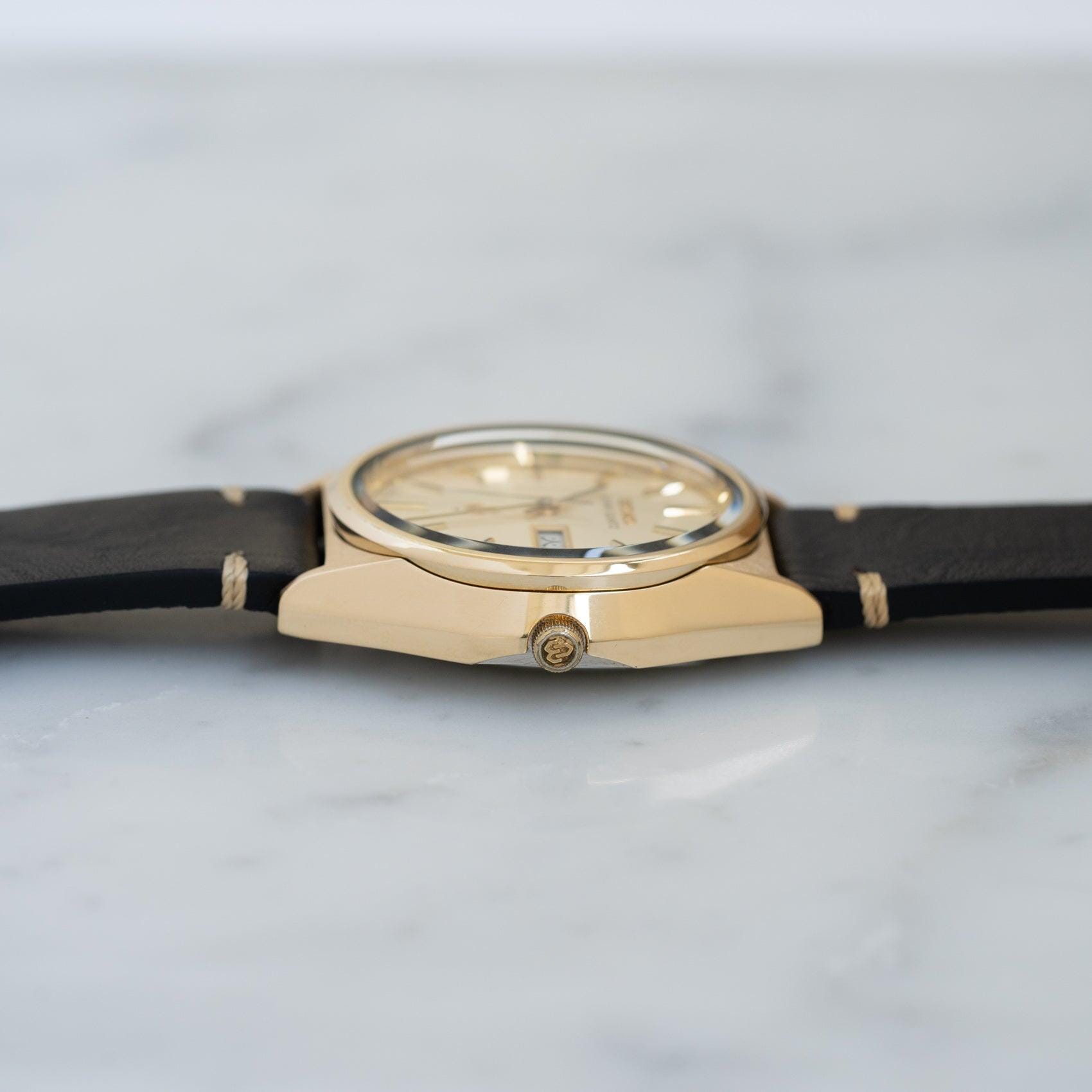 SEIKO GRAND QUARTZ 4843-8040 CAP GOLD - Arbitro