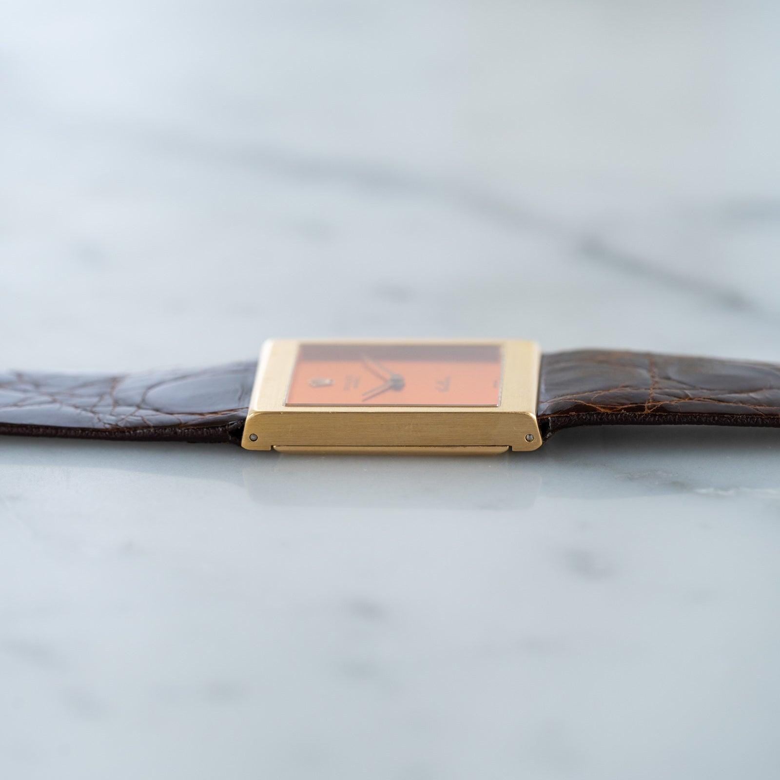 ROLEX Cellini 4014 Rectangle YG Orange - Arbitro