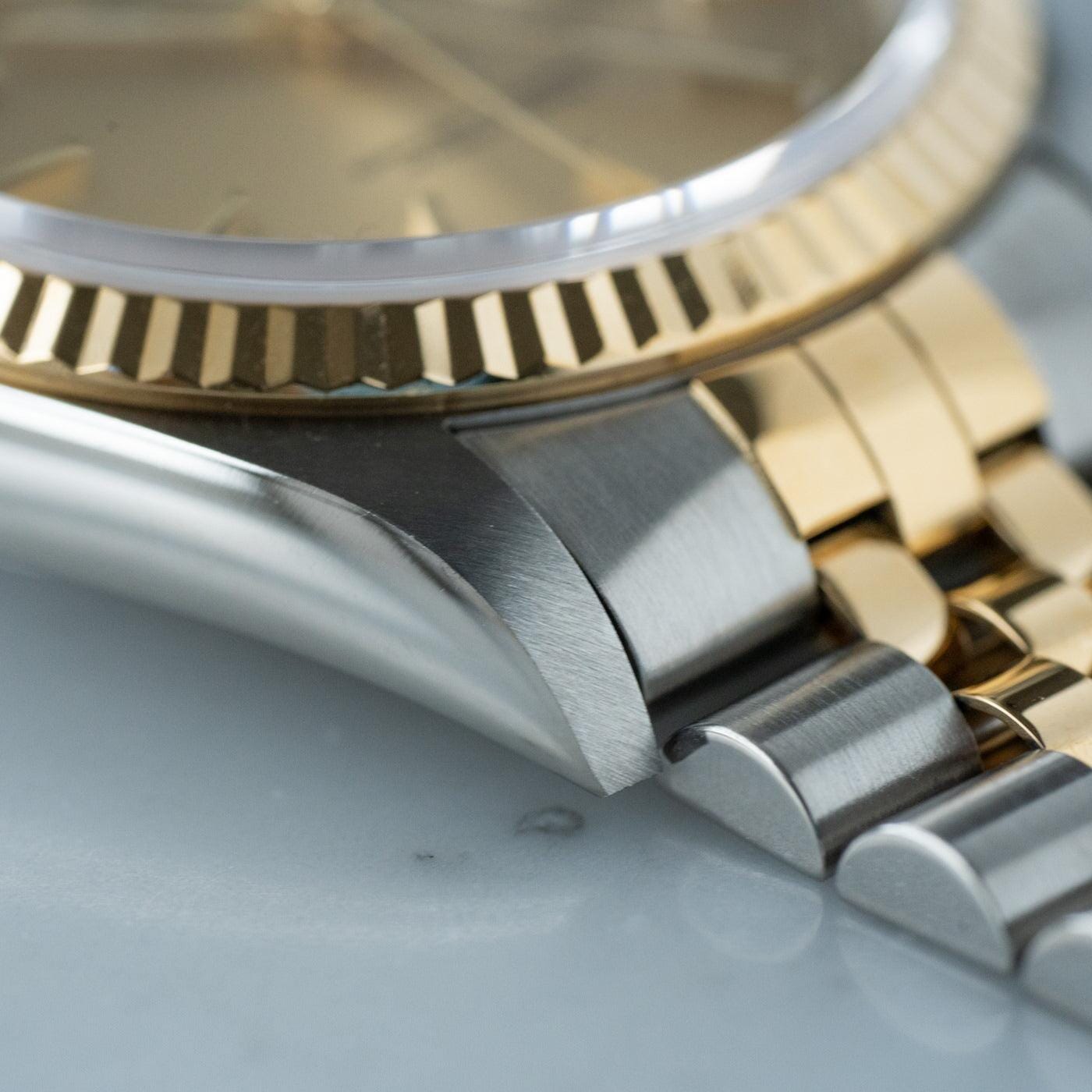 ROLEX Oyster Perpetual Datejust 16233 Champagne - Arbitro