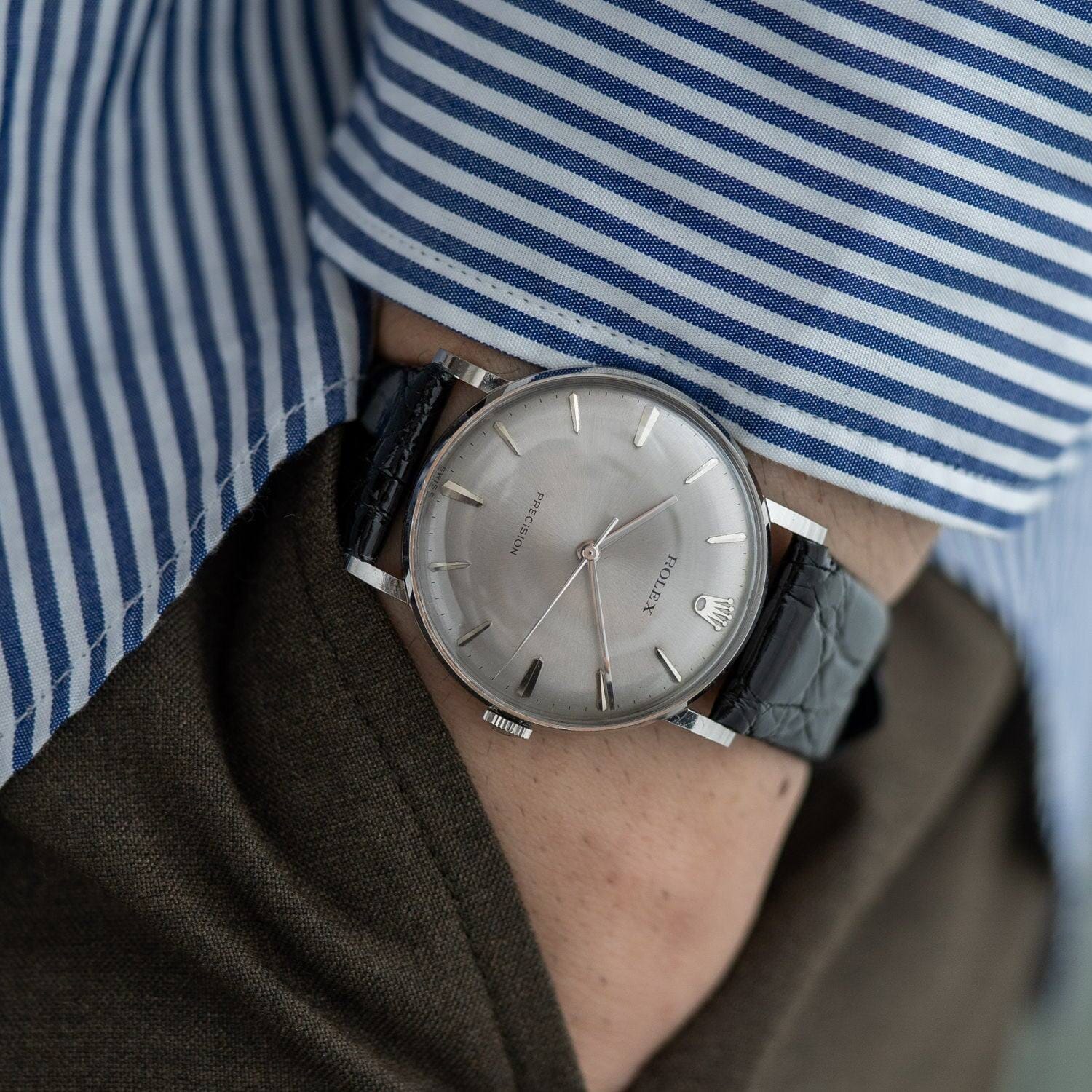 ROLEX Precision 9829 Silver Dial - Arbitro